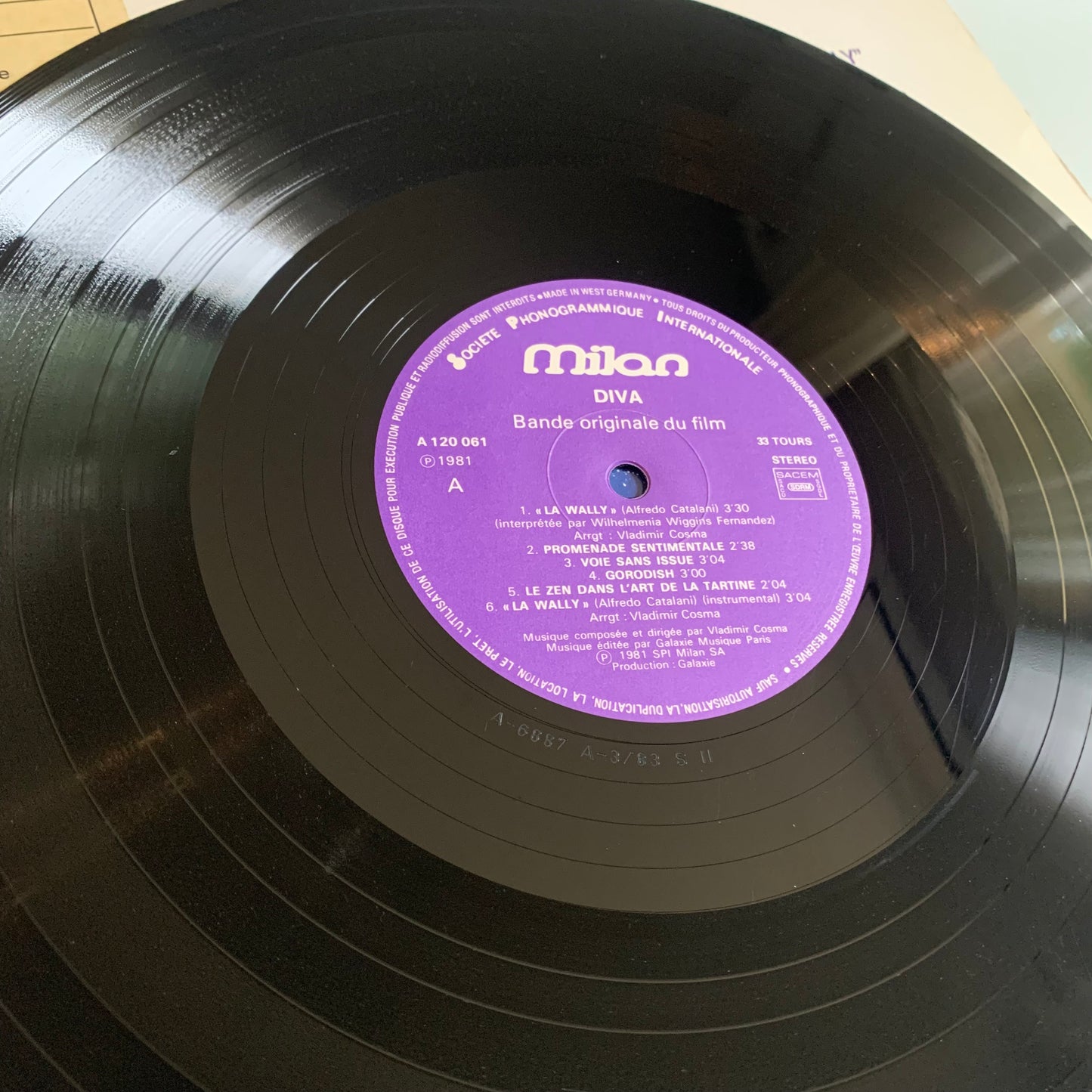 Vladimir Cosma - Diva (Bande Originale Du Film) - LP 1981 Occasion