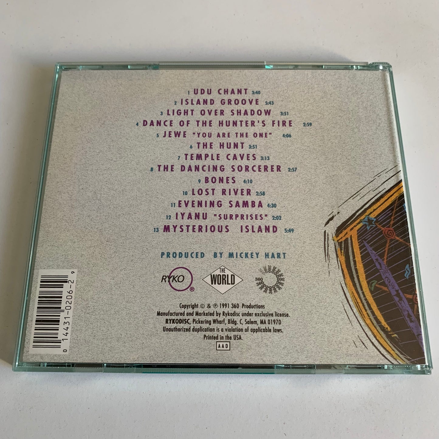 Mickey Hart - Planet Drum - 1991 Occasion