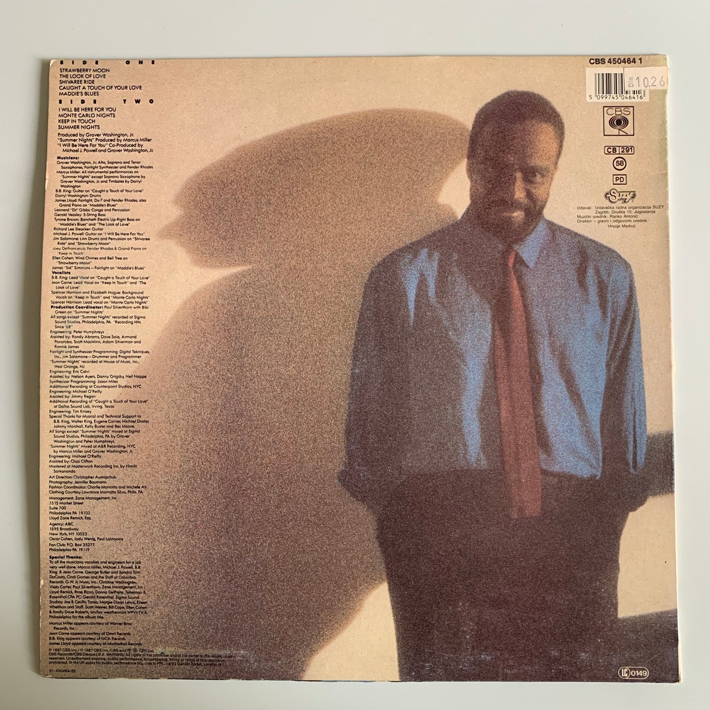 Grover Washington, Jr. - Strawberry Moon - LP 1987 Occasion