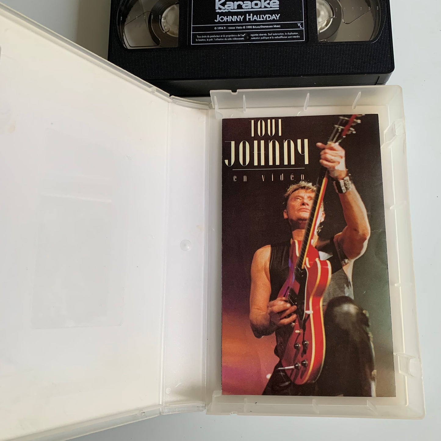 Johnny Hallyday - Karaoké - 1994 VHS Occasion