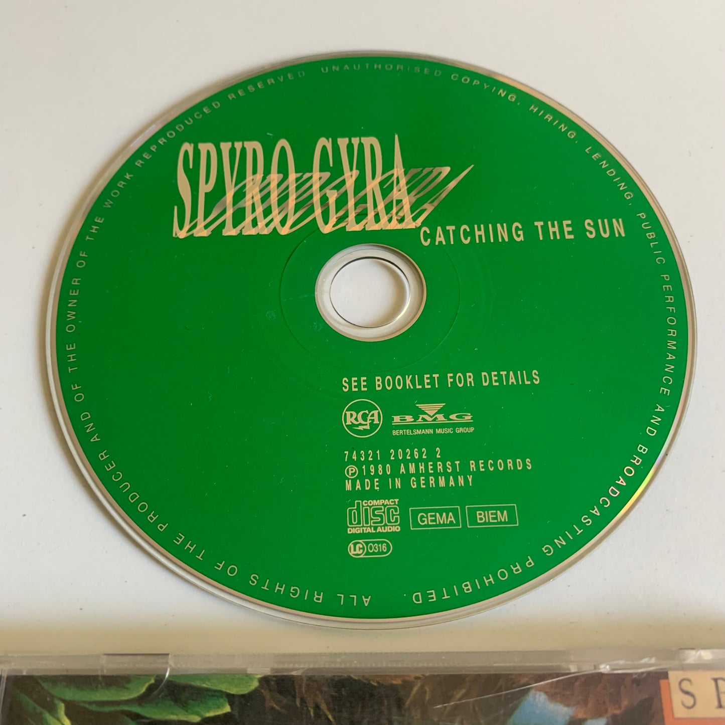 CD - Spyro Gyra - Catching The Sun - 1994 Occasion