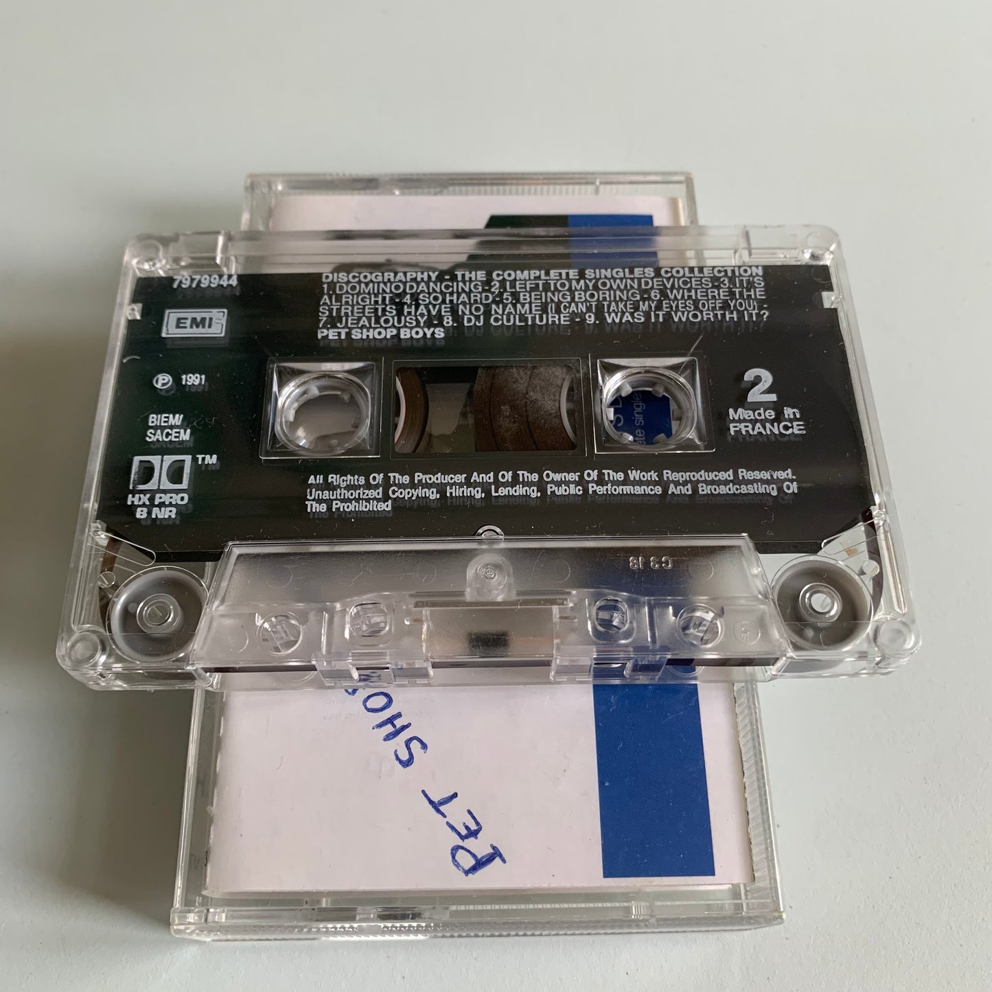 Pet Shop Boys - Discography The Complete Singles Collection - 1991 Occasion