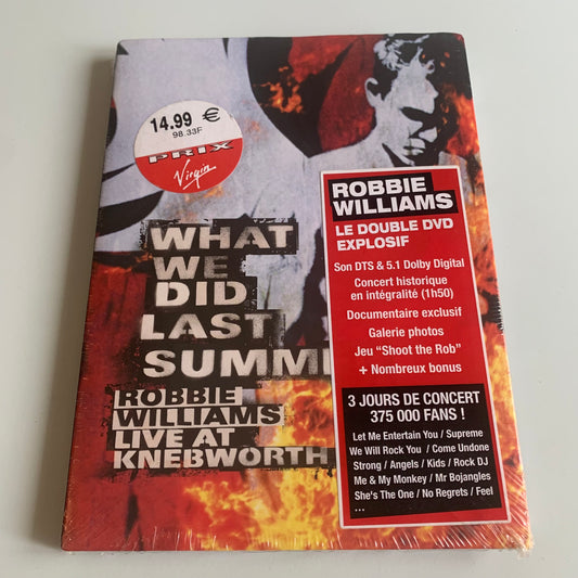 Robbie Williams - What We Did Last Summer Live At Knebworth - 2003 Neuf