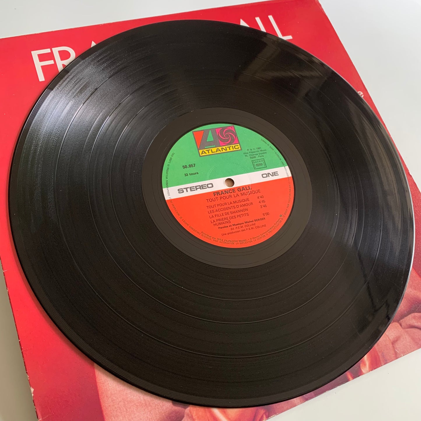 France Gall - Tout Pour La Musique - LP 1981 Occasion