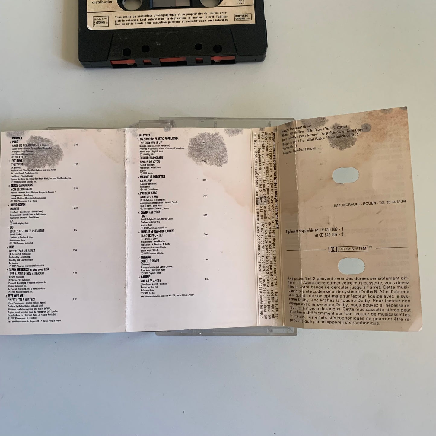 Variétés - NRJ La Plus Belle Des Compilations - 1988 Occasion