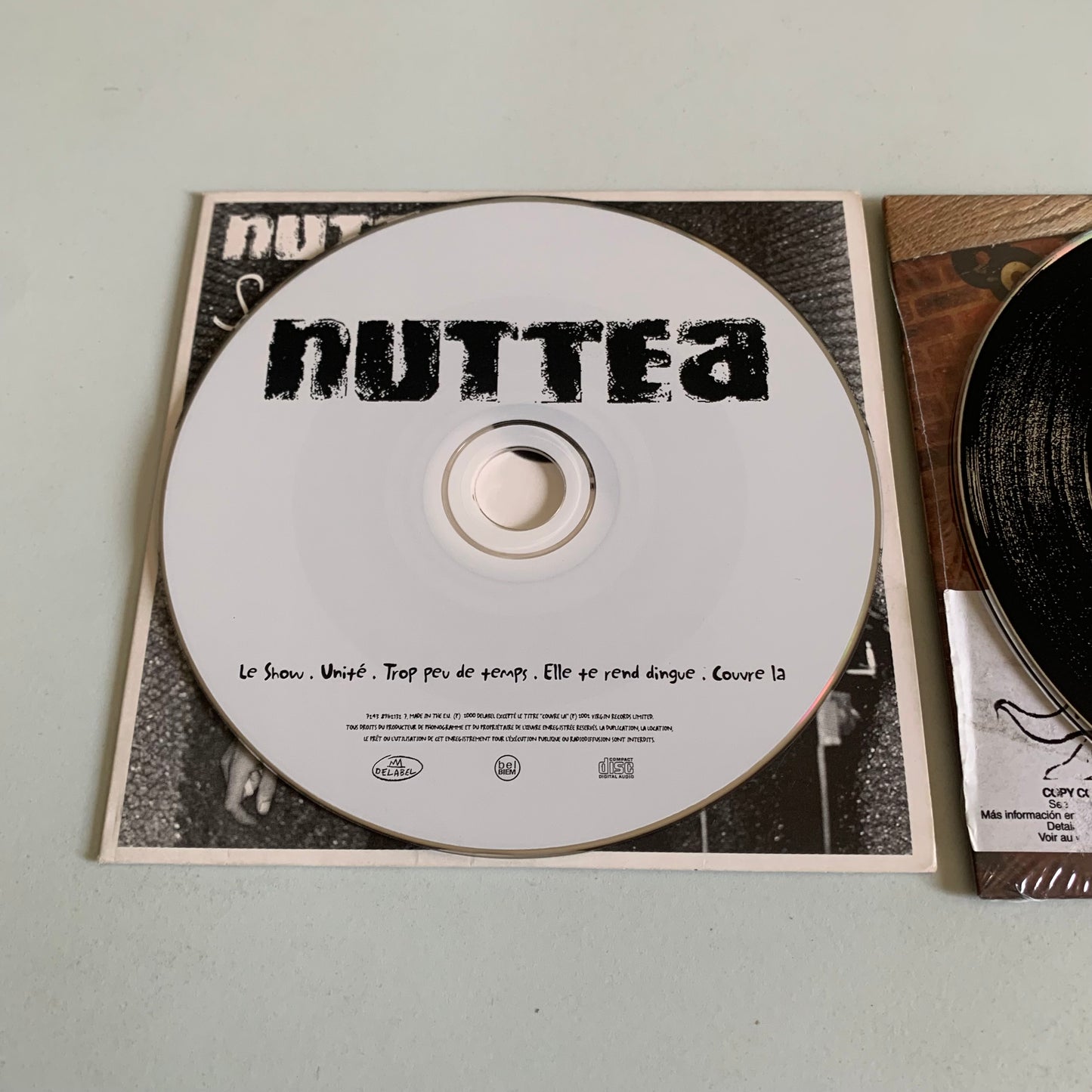 Lot CD - Nuttea - Singles - Partout Où J'irai - Single Occasion