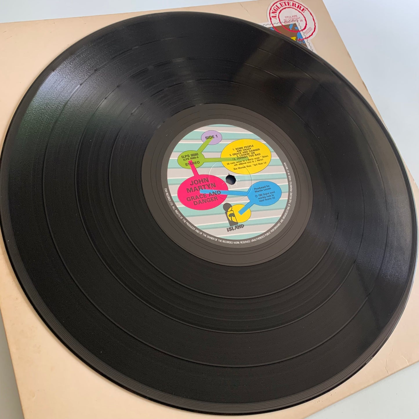John Martyn - Grace & Danger - LP 1980 Occasion