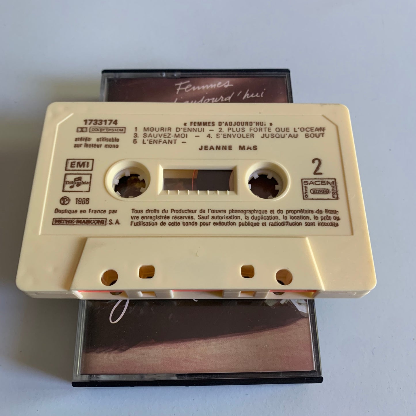 Jeanne Mas - Femmes D'Aujourd'hui - 1986 Occasion