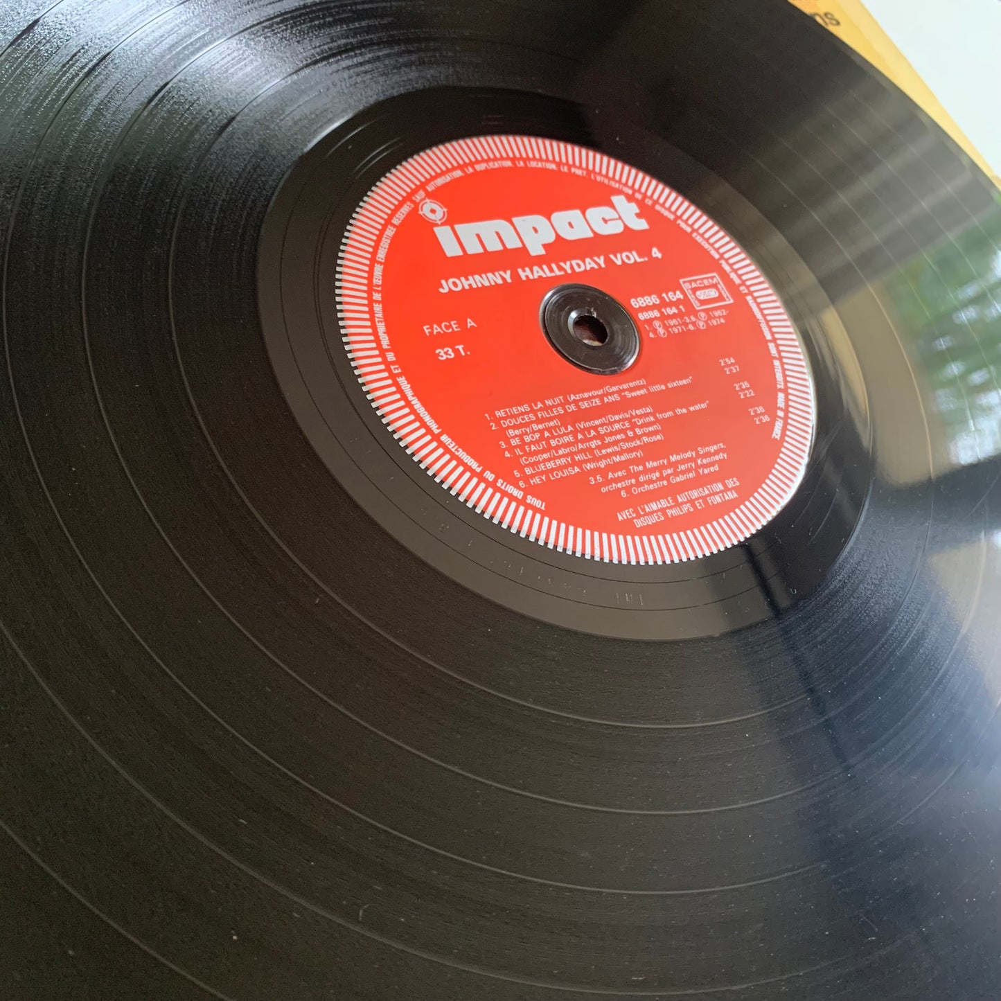 Johnny Hallyday - Volume 4 - LP 1977