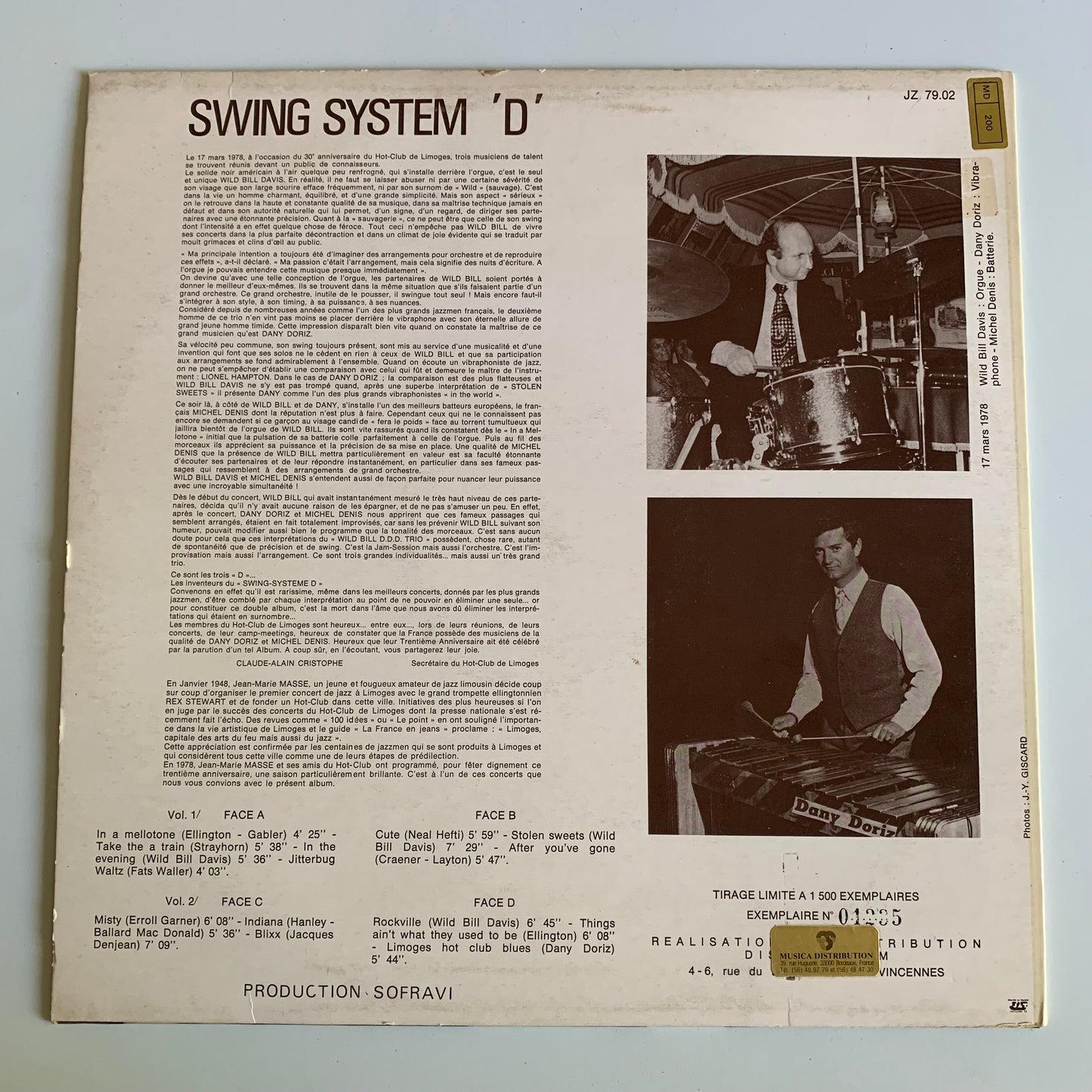 Swing System D - Vol 2 - LP 1978 Occasion
