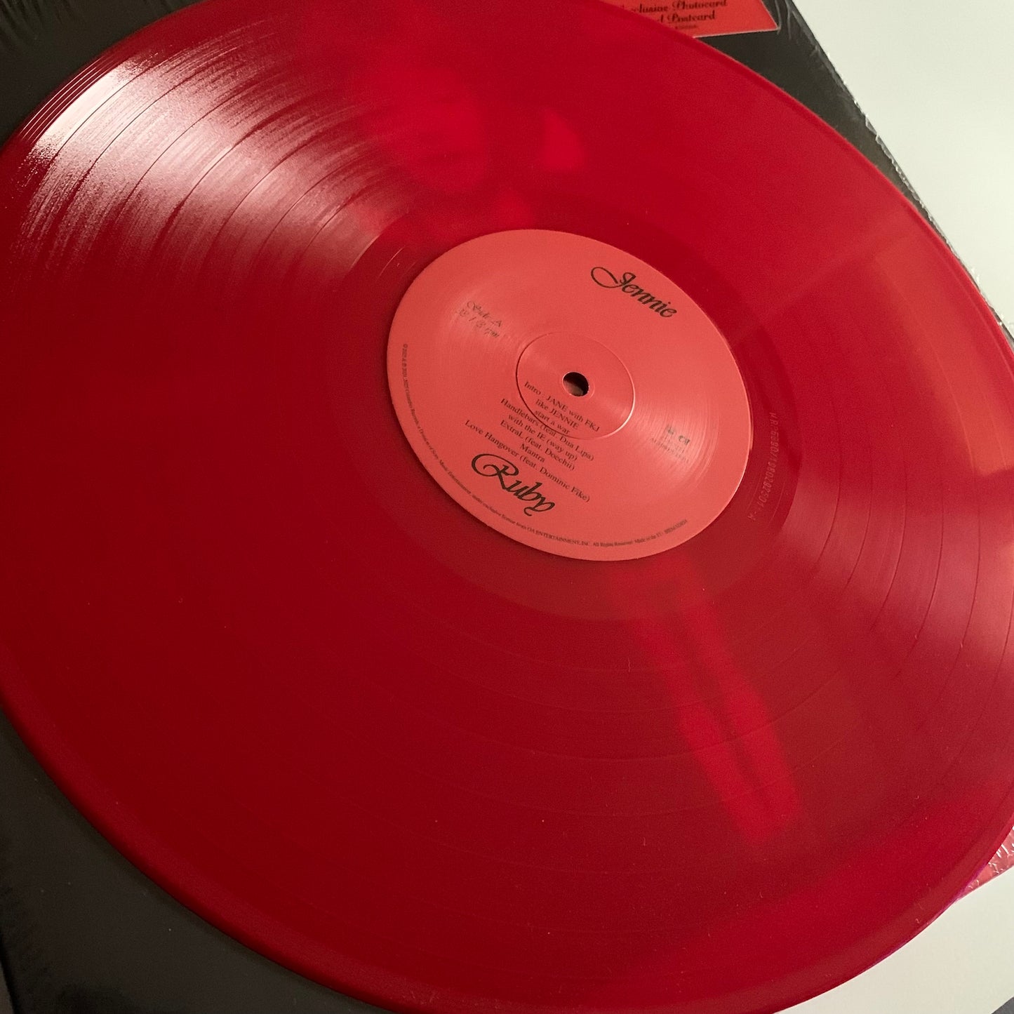 Jennie - Ruby - Exclusive Translucent Red Vinyl - LP 2025