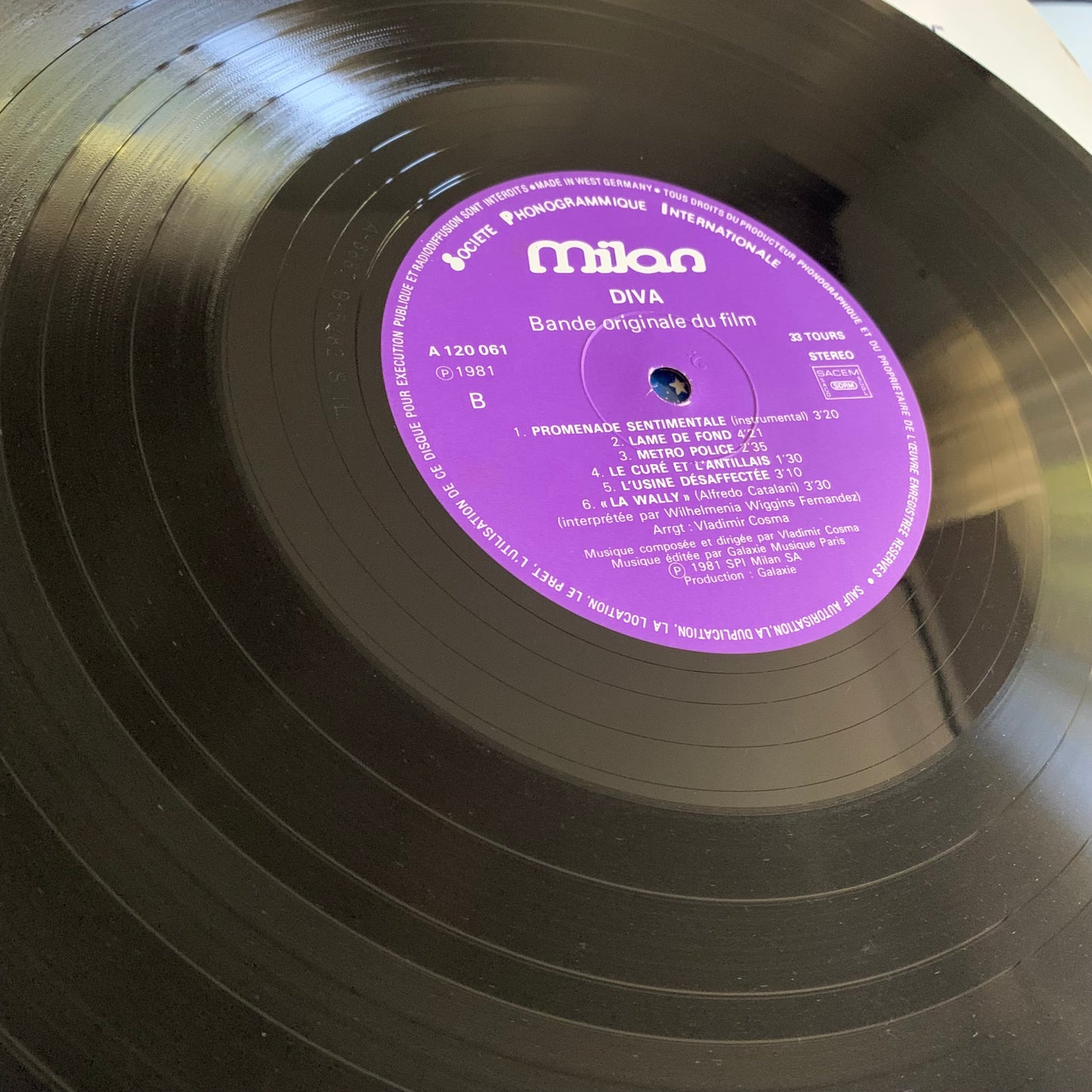 Diva - Bande Originale Du Film - LP 1981