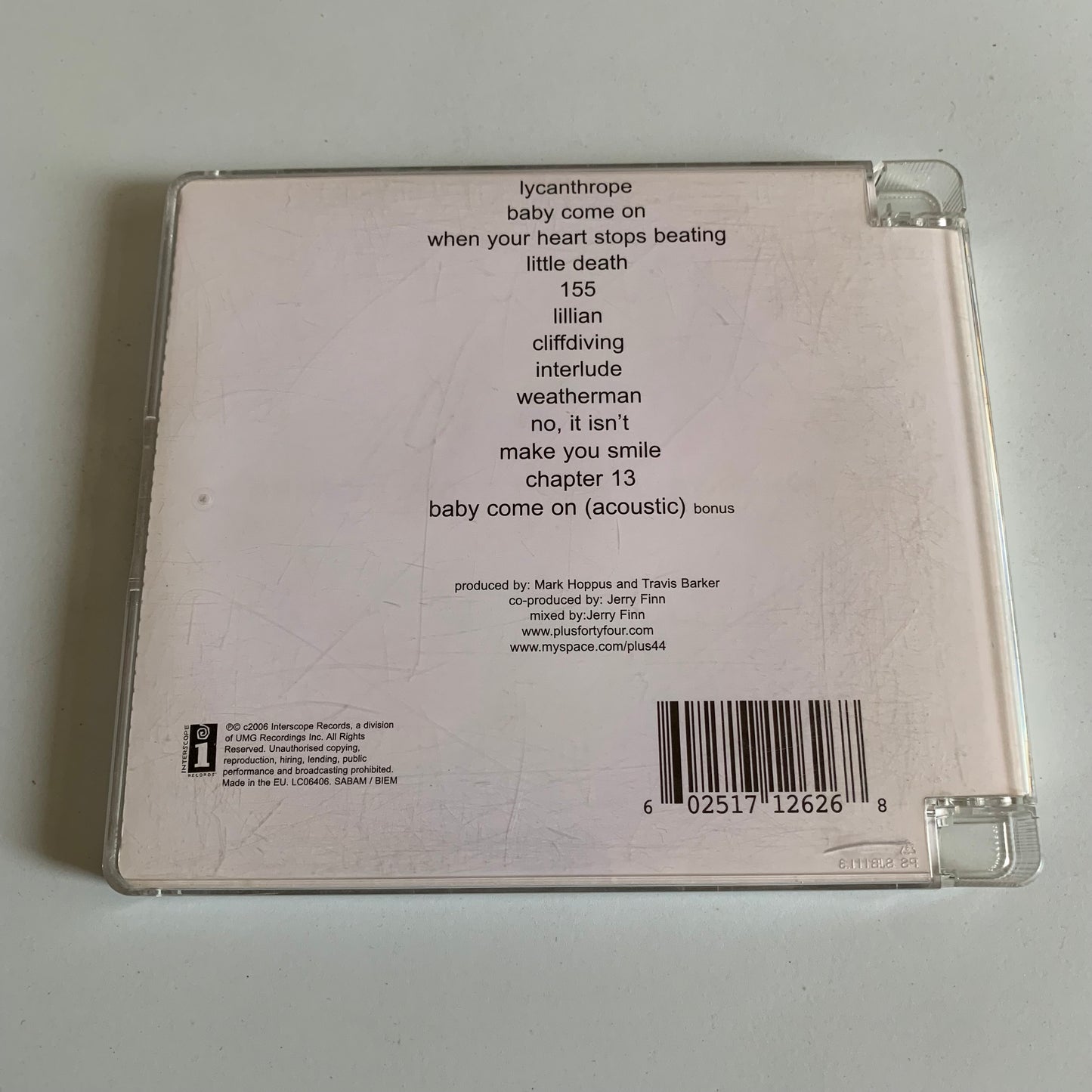 CD - +44 - When Your Heart Stops Beating - 2006
