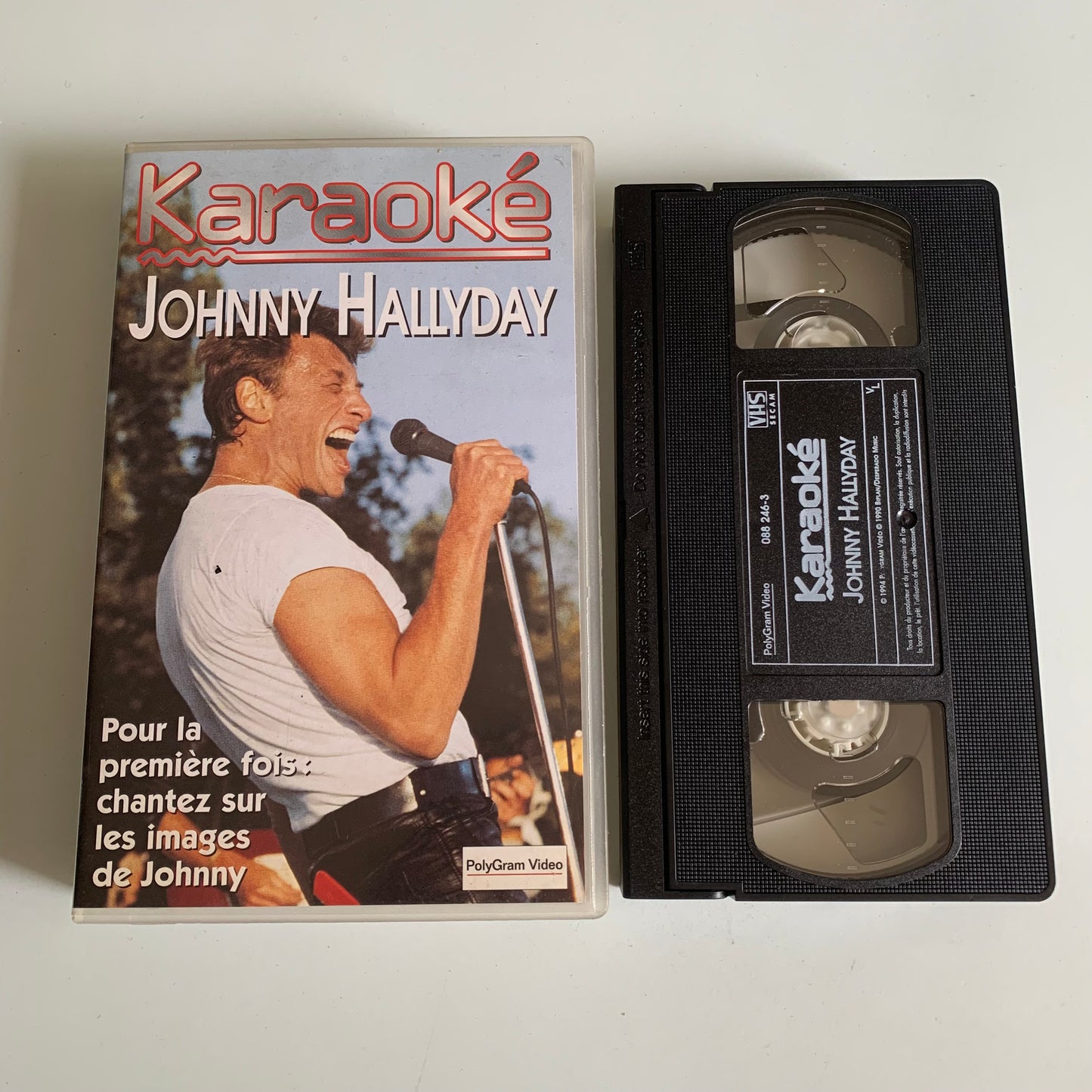 Johnny Hallyday - Karaoké - 1994 VHS Occasion