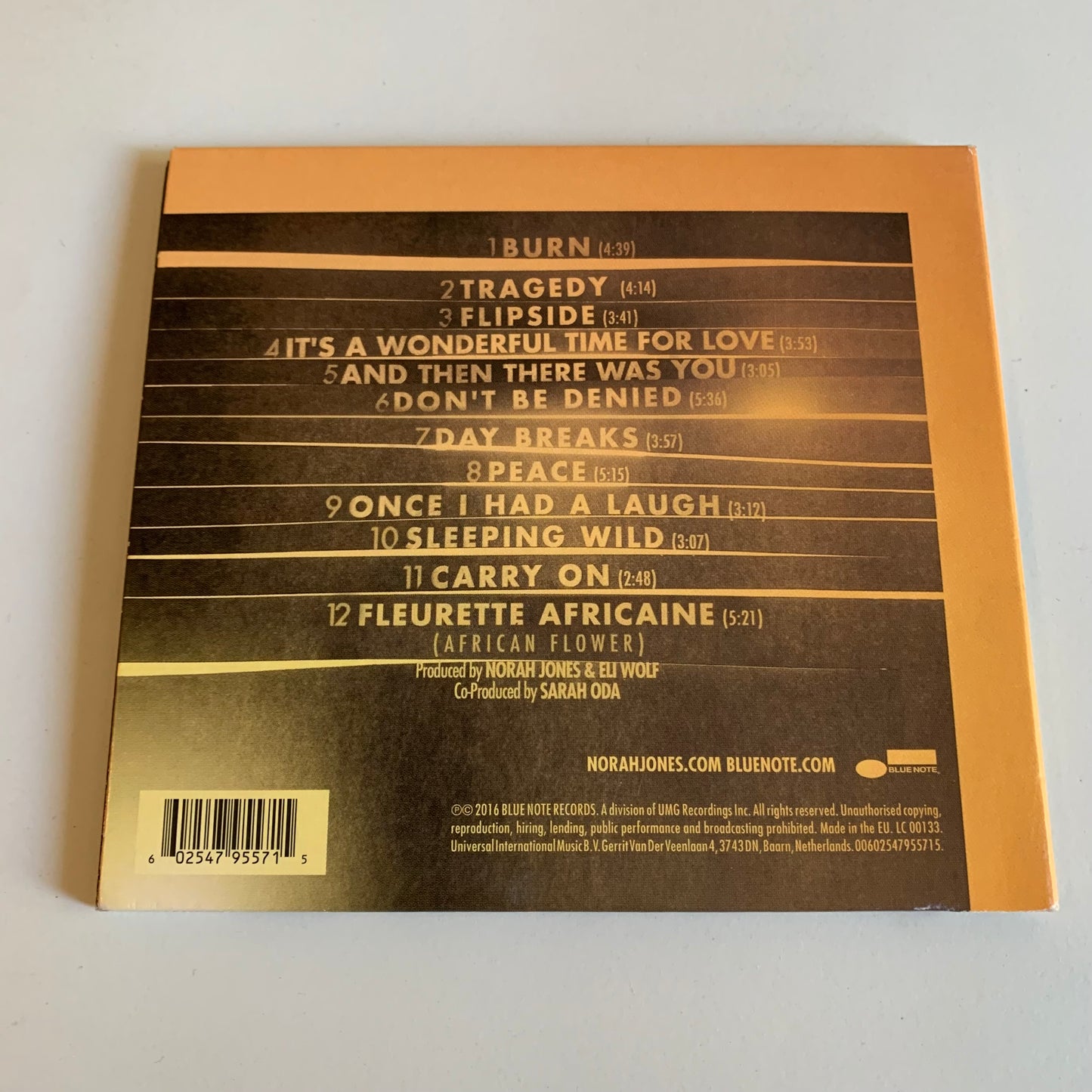 CD - Nora Jones - Day Breaks - 2016 Occasion