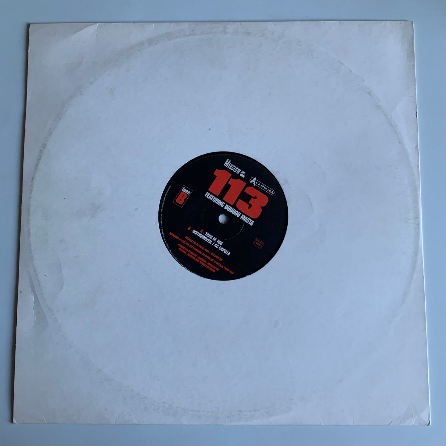 113 - Truc De Fou - Single 1998