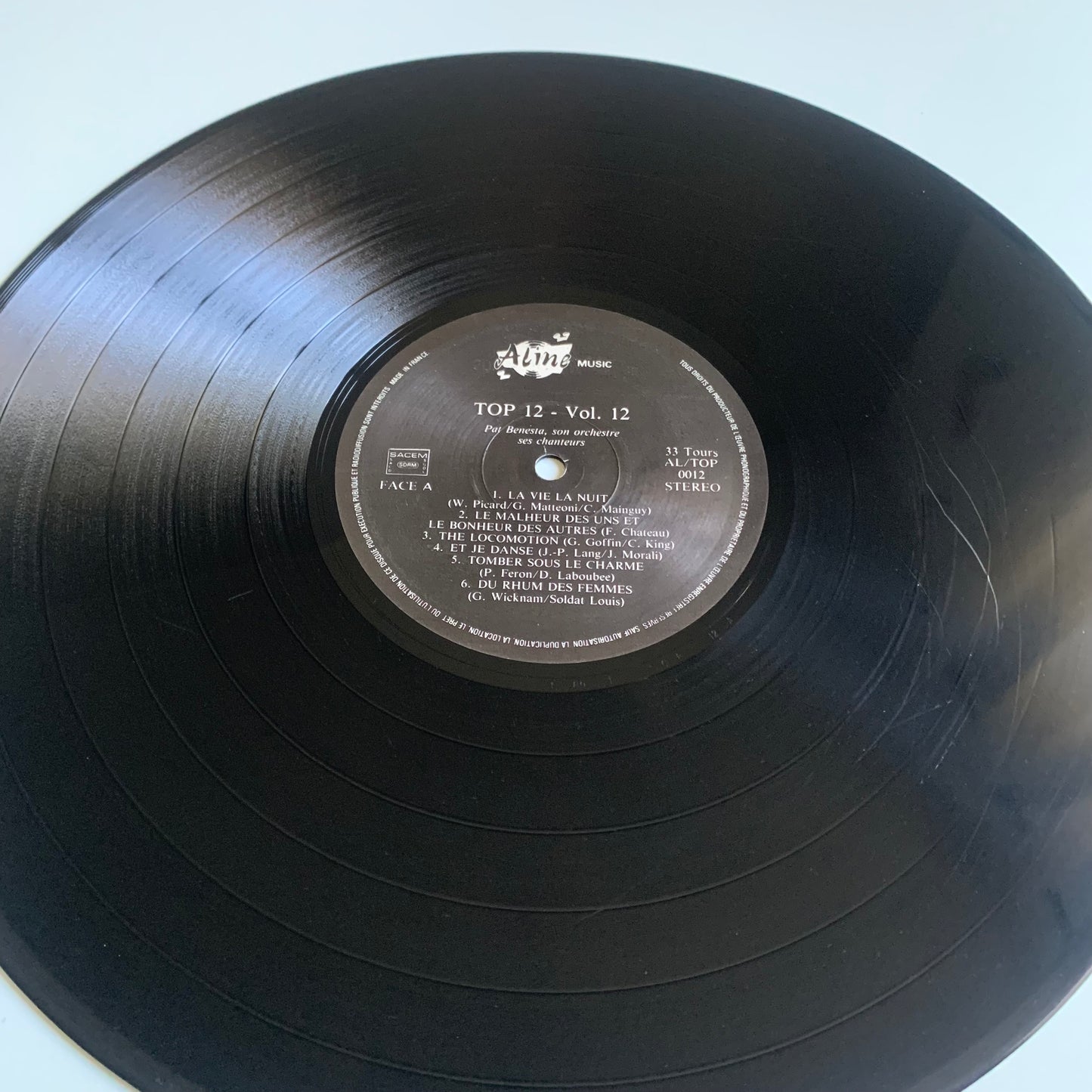 Pat Benasta Son Orchestre, Ses Chanteurs - Top 12 Vol. 12 - 33 tours 1989 Occasion