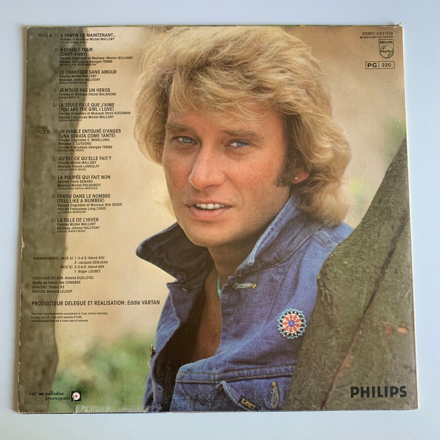 Johnny Hallyday - A Partir De Maintenant - LP 1980 Occasion