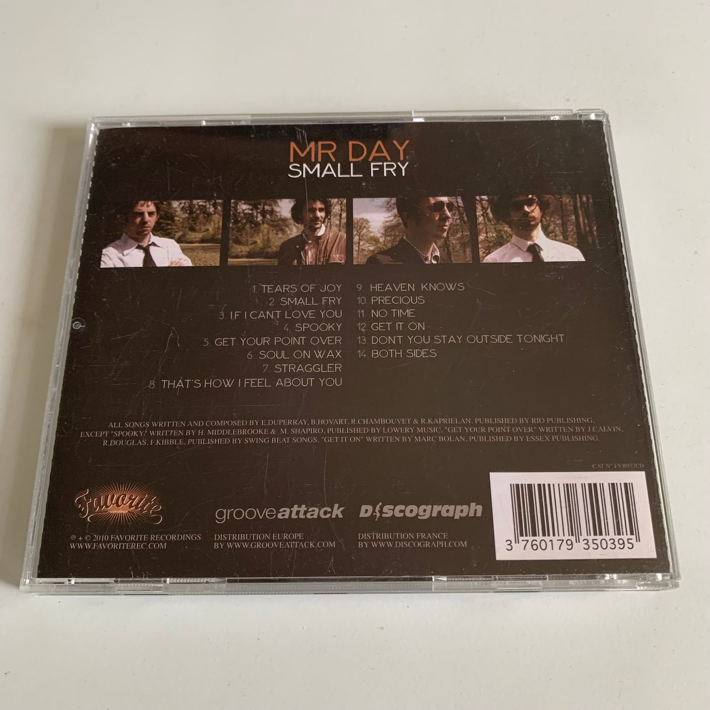 CD - Mr Day - Small Fry - 2010 Occasion
