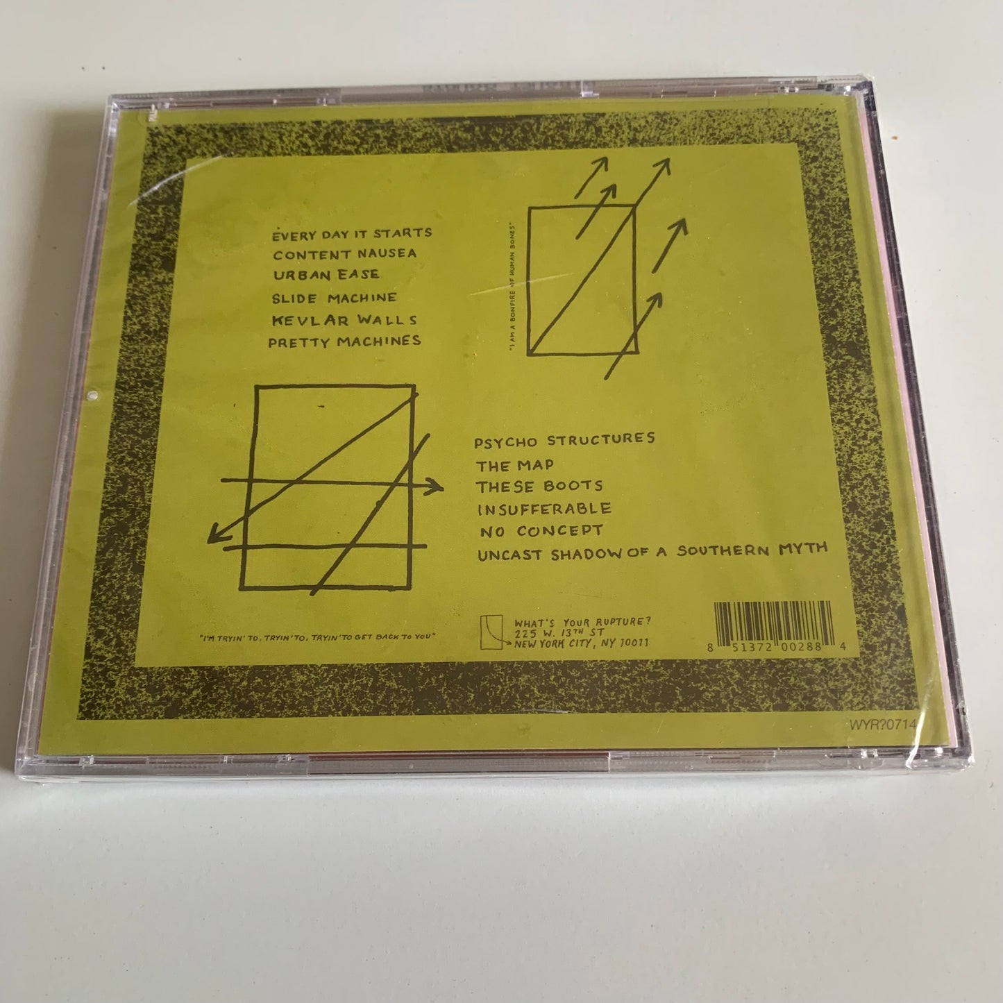 Parkay Quarts - Content Nausea - 2014 Neuf sous Blister