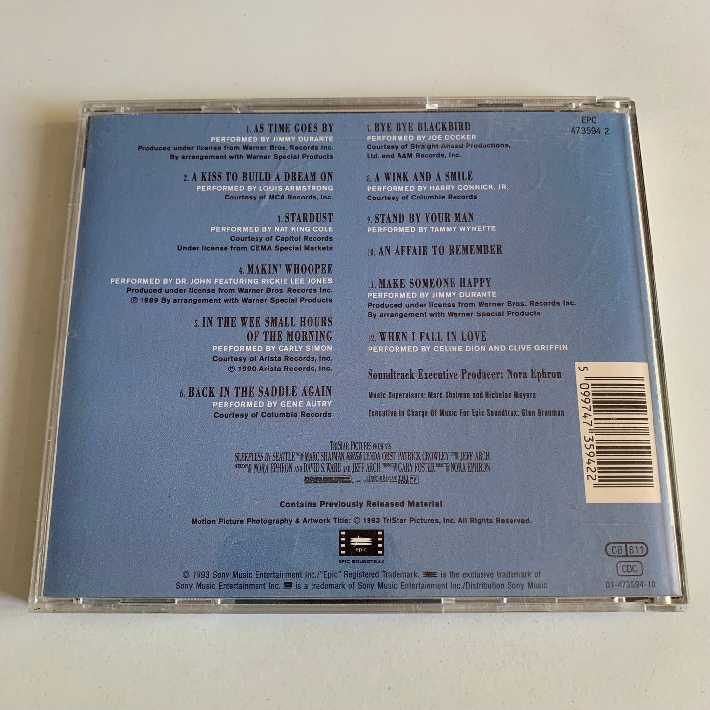 Variétés Compilation - Sleepless In Seattle - 1993 Occasion