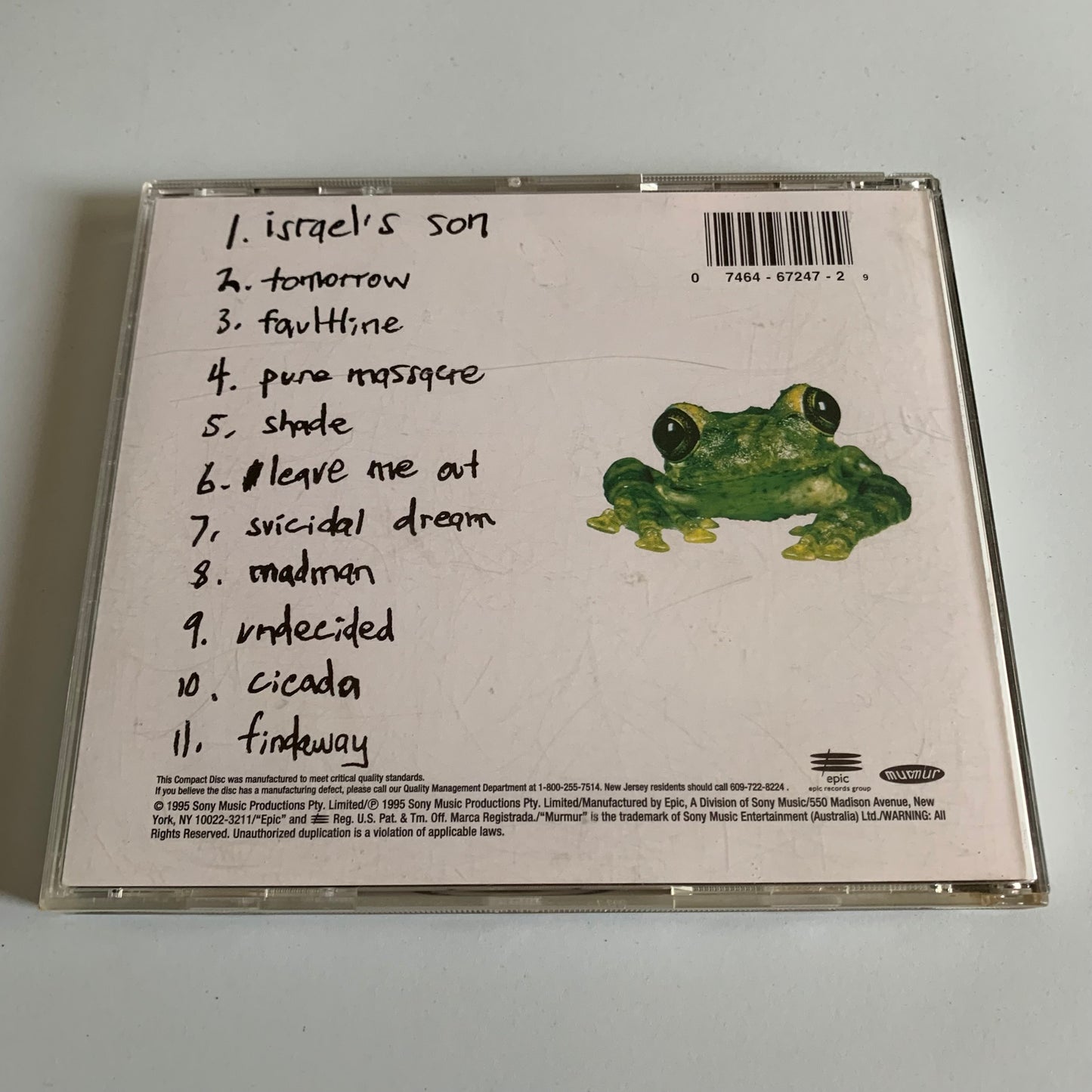 CD - Silverchair - Frogstomp - 1995 Occasion