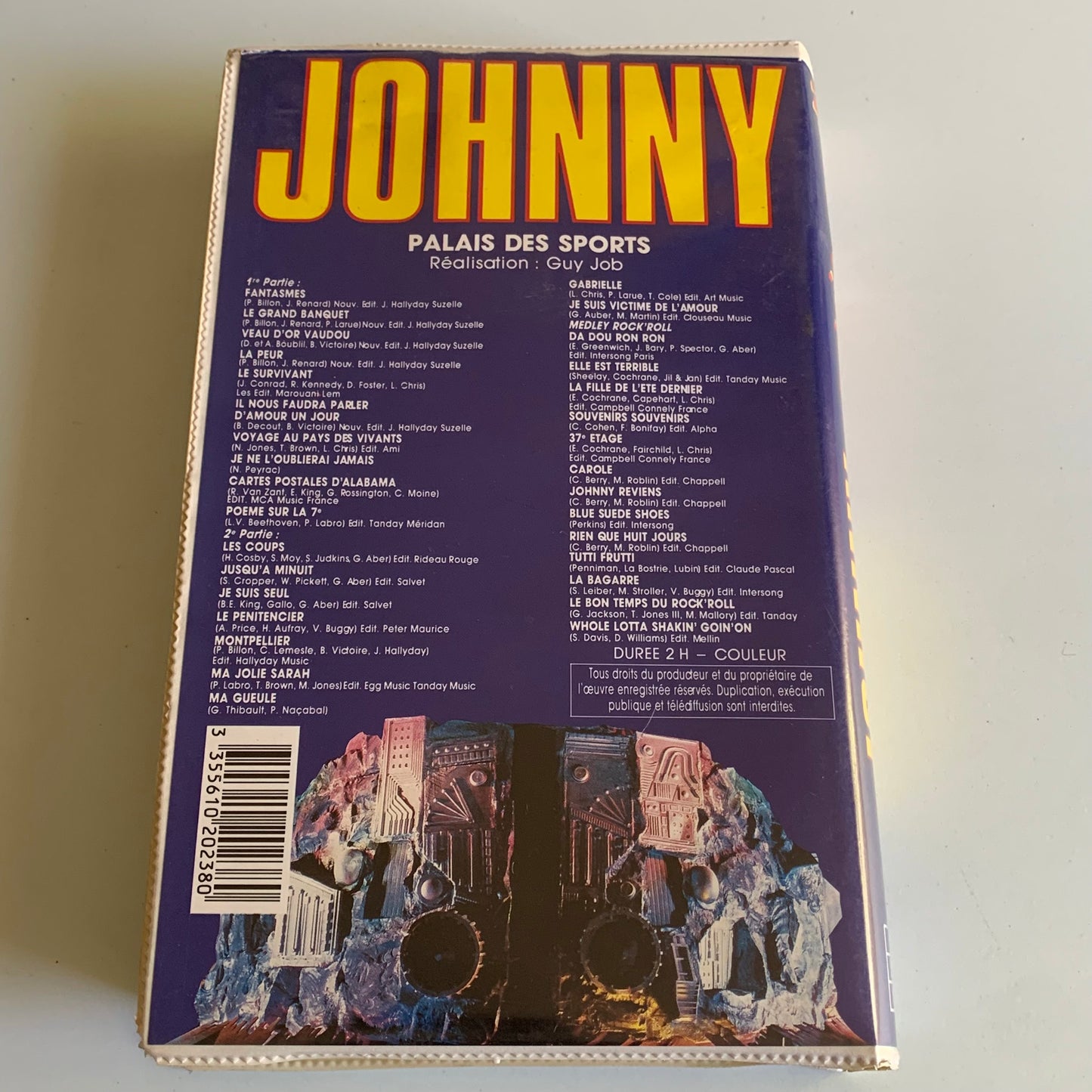 Johnny Hallyday - Palais Des Sports - VHS Occasion