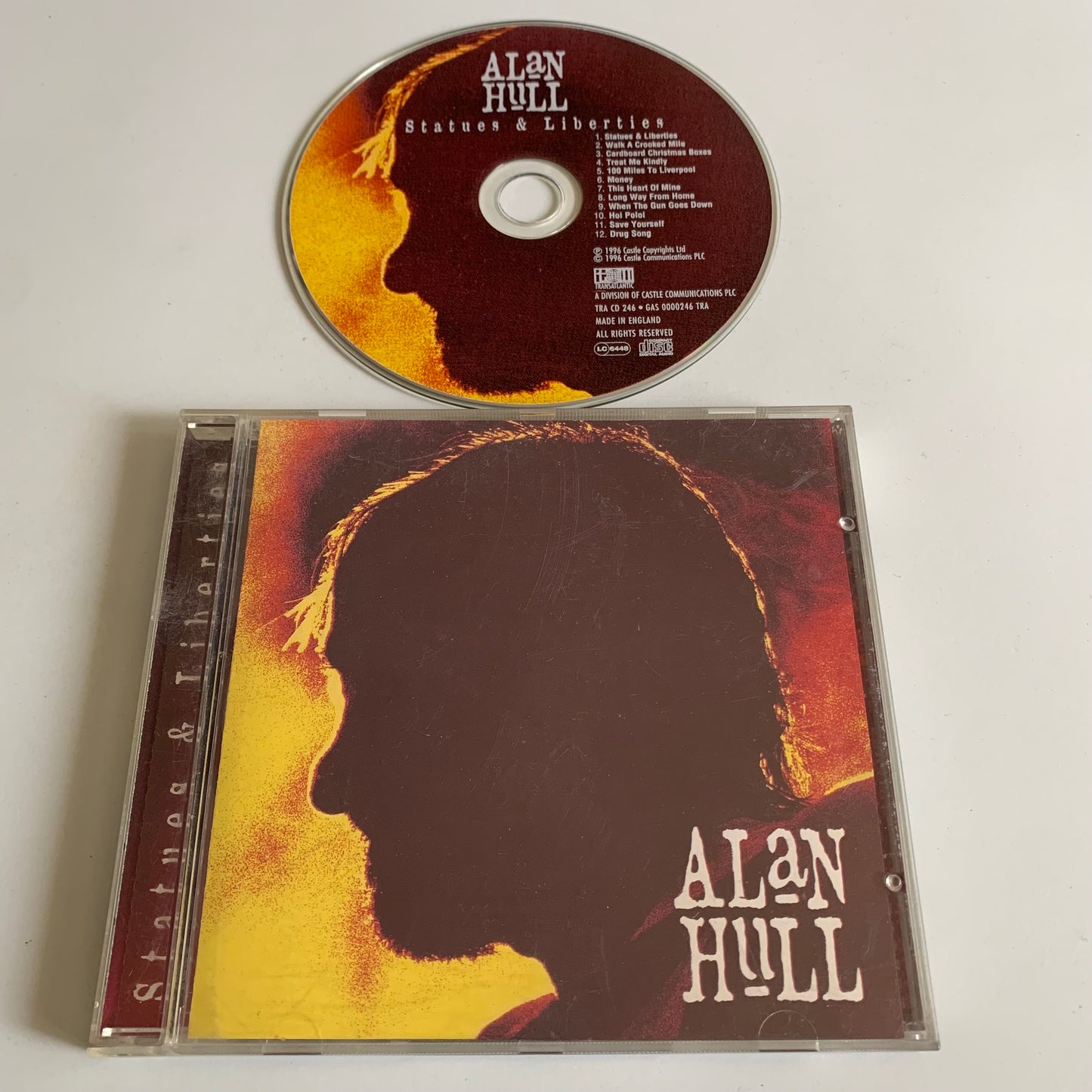 CD - Alan Hull - Statues & Liberties - 1996 Occasion