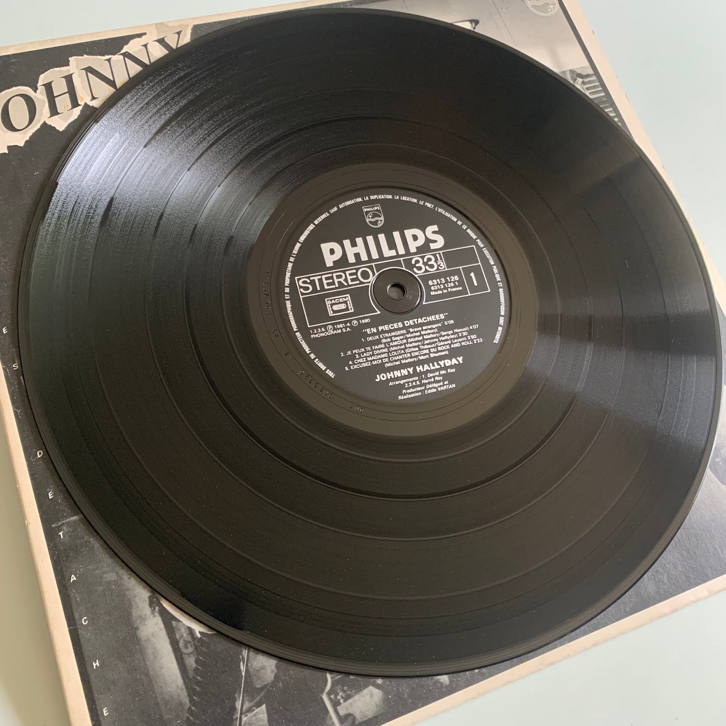 Johnny Hallyday - En Pièces Détachées - LP 1981 Occasion