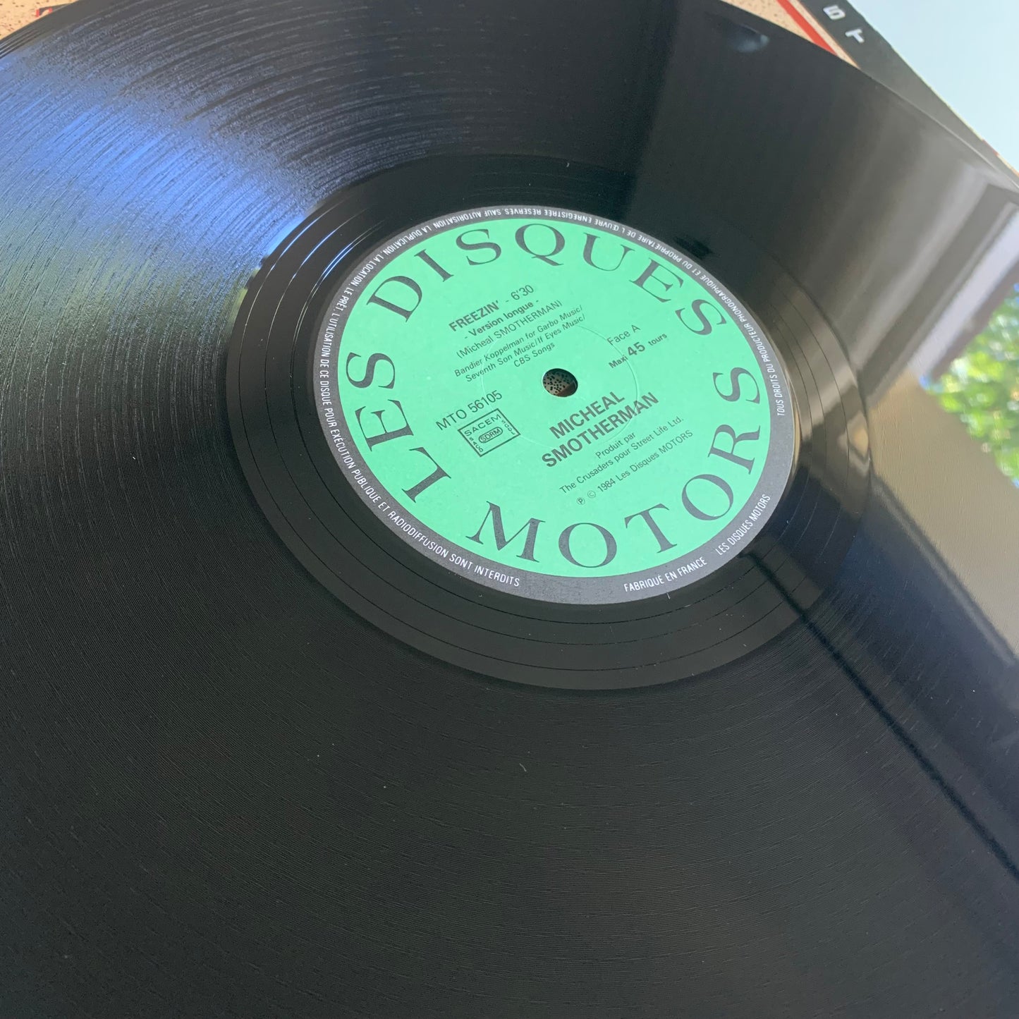 Micheal Smotherman - Freezin' - Maxi 45t. 1984 Occasion