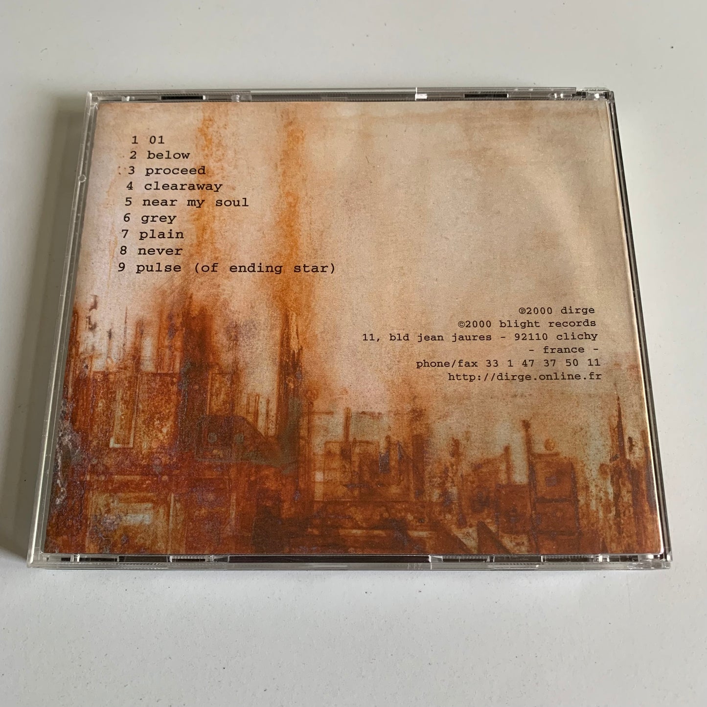 Dirge - Blight And Vision Below A Faded Sun - 2000 Occasion