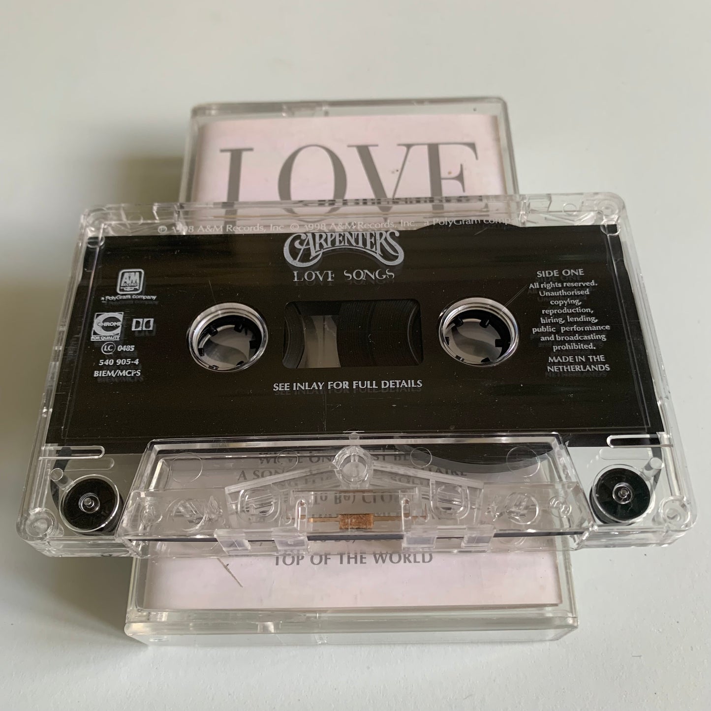 Carpenters - Love Songs 1998 Occasion