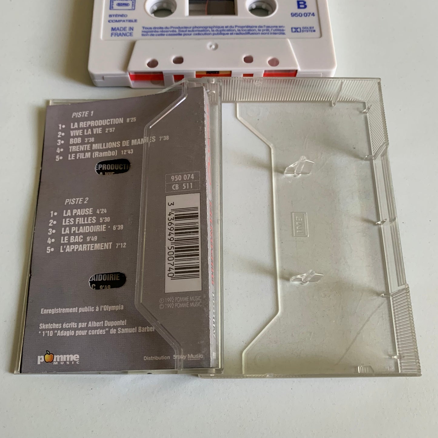 Albert Dupontel - L'Olympia 92 - 1992 Occasion