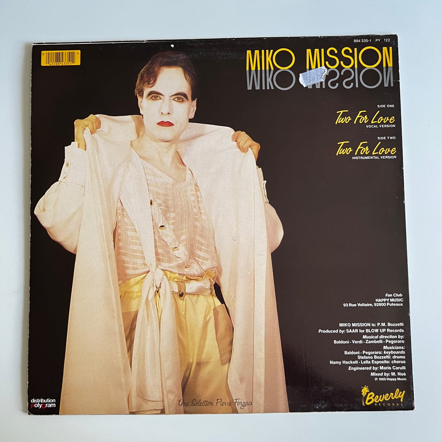 Miko Mission - Two For Love - Maxi Single 1985