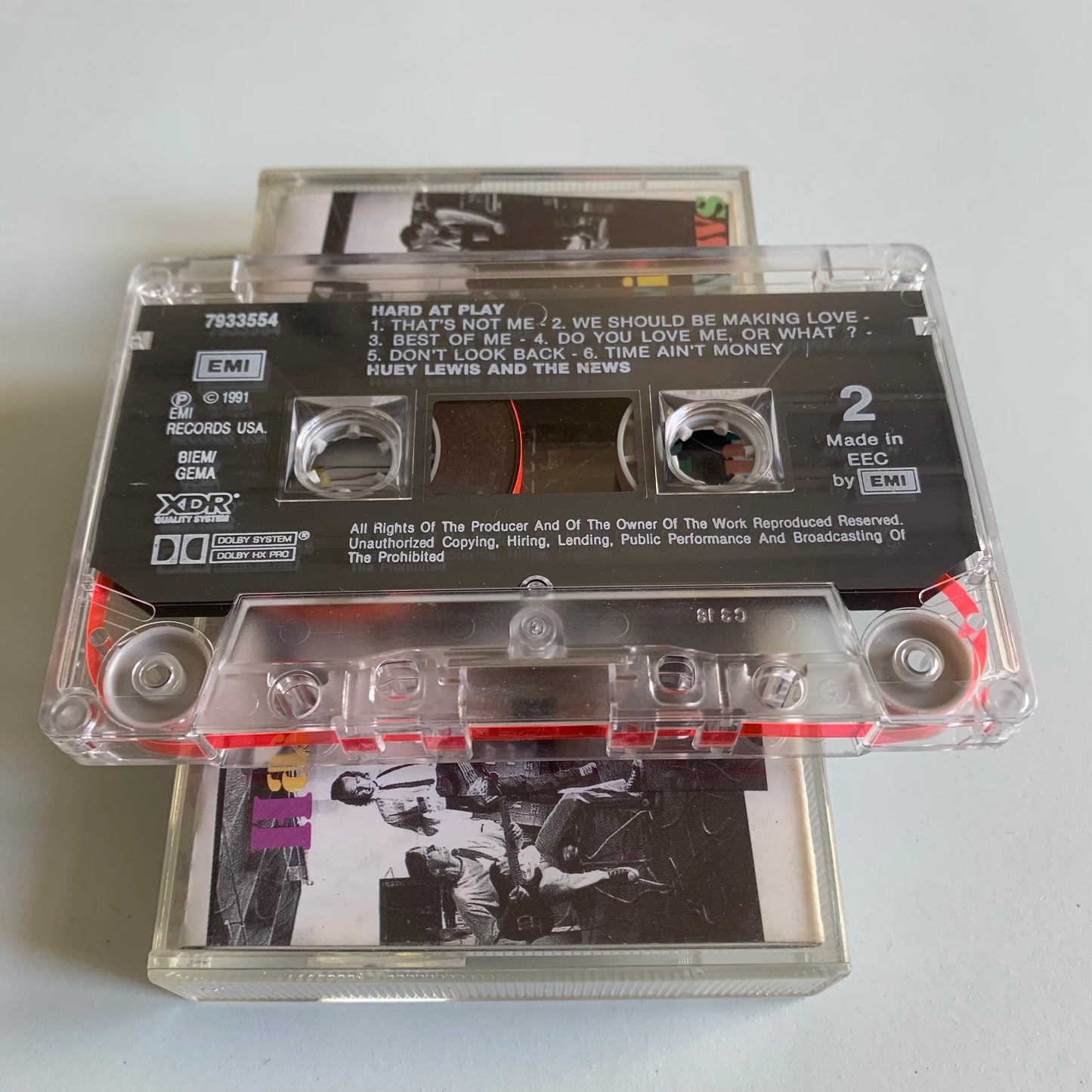 Huey Lewis And The News - Hard At Play 1991 Occasion