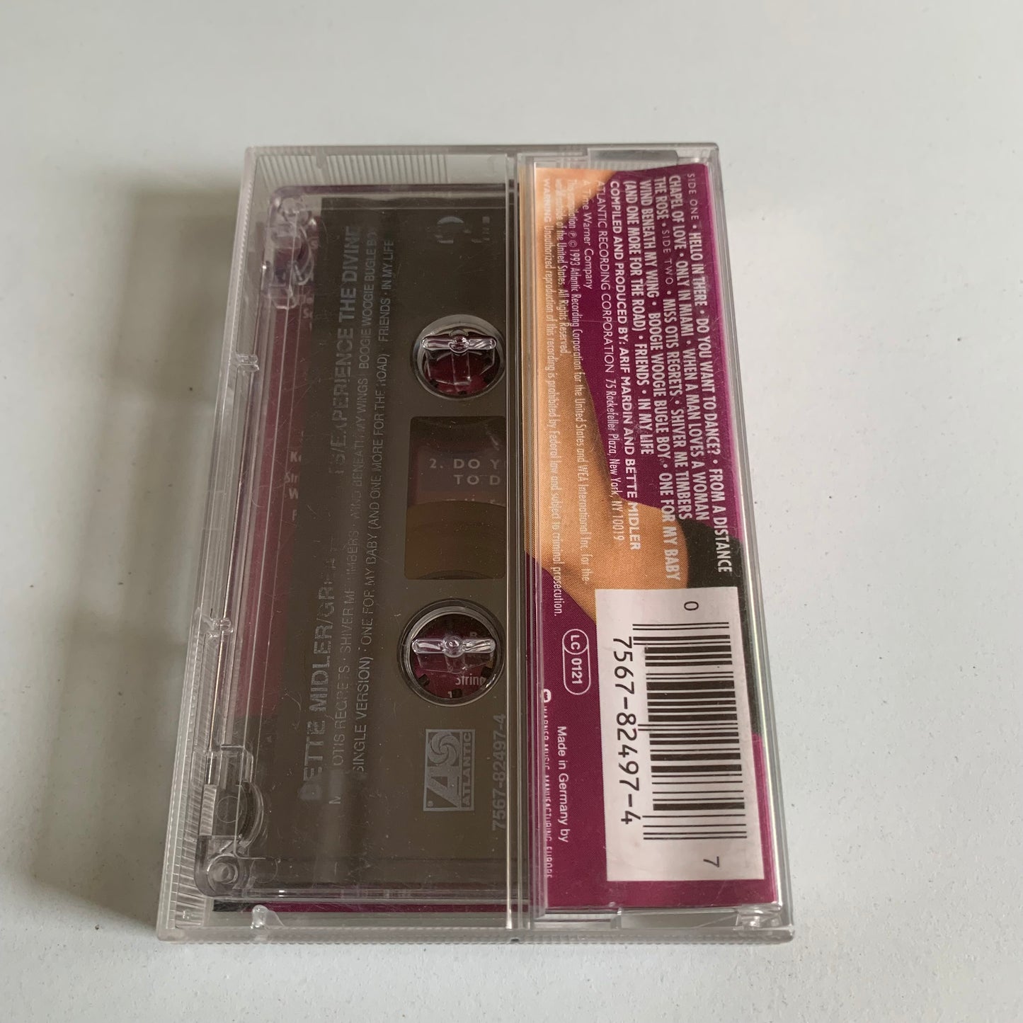 Bette Midler - Experience The Divine Bette Midler Greatest Hits - 1993 Occasion