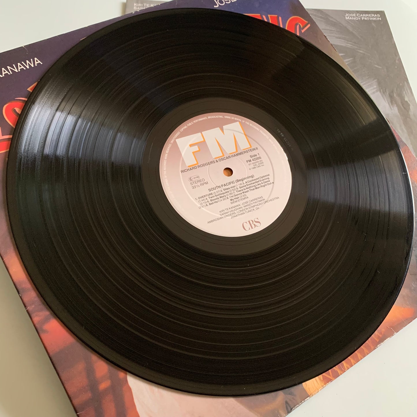 Kiri Te Kanawa - South Pacific - LP 1986 Occasion