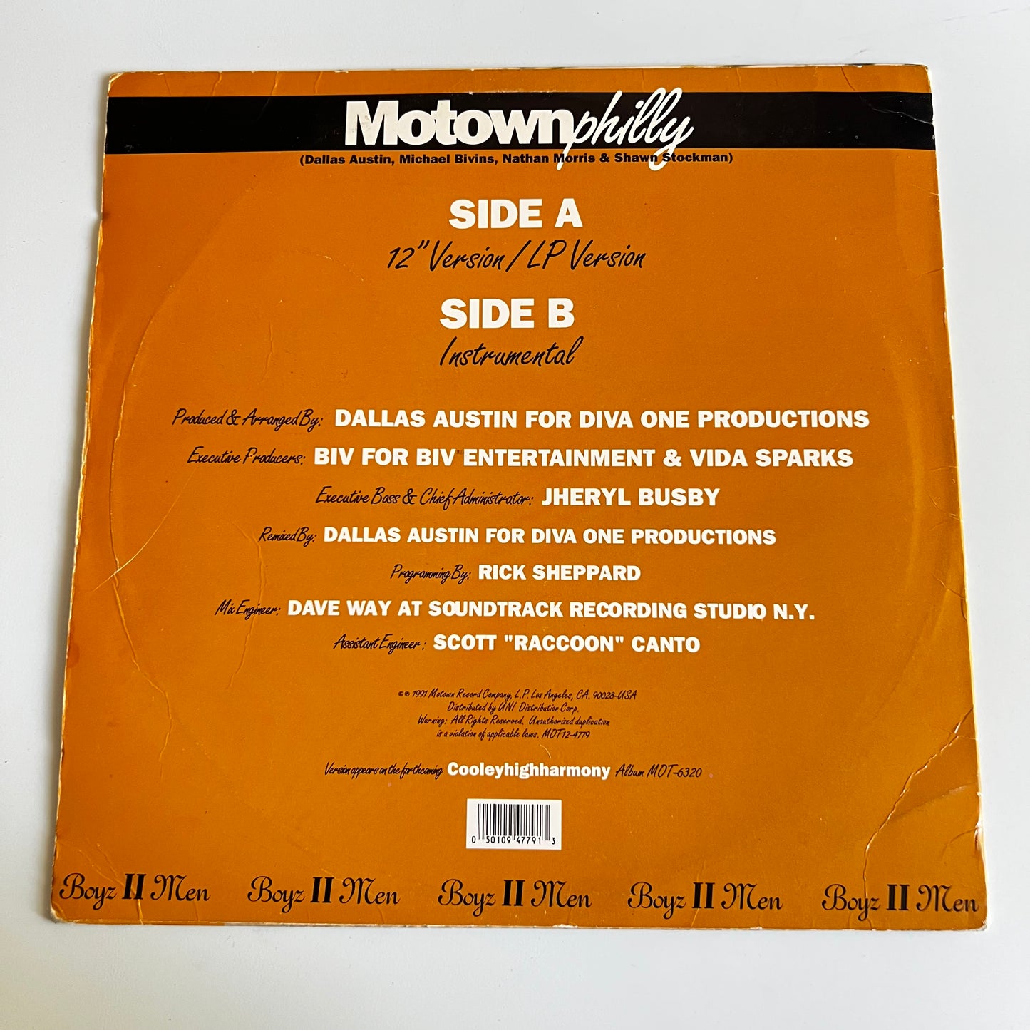 Boyz II Men - Motownphilly - Single 1991
