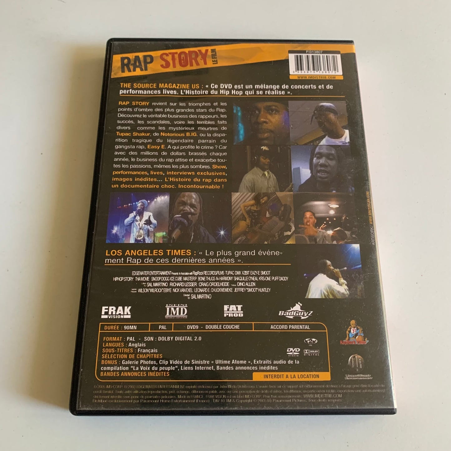 Rap Story - Le Film - Tupac 2Pac - Snoop Dogg - Notorious B.I.G - 2005 Occasion