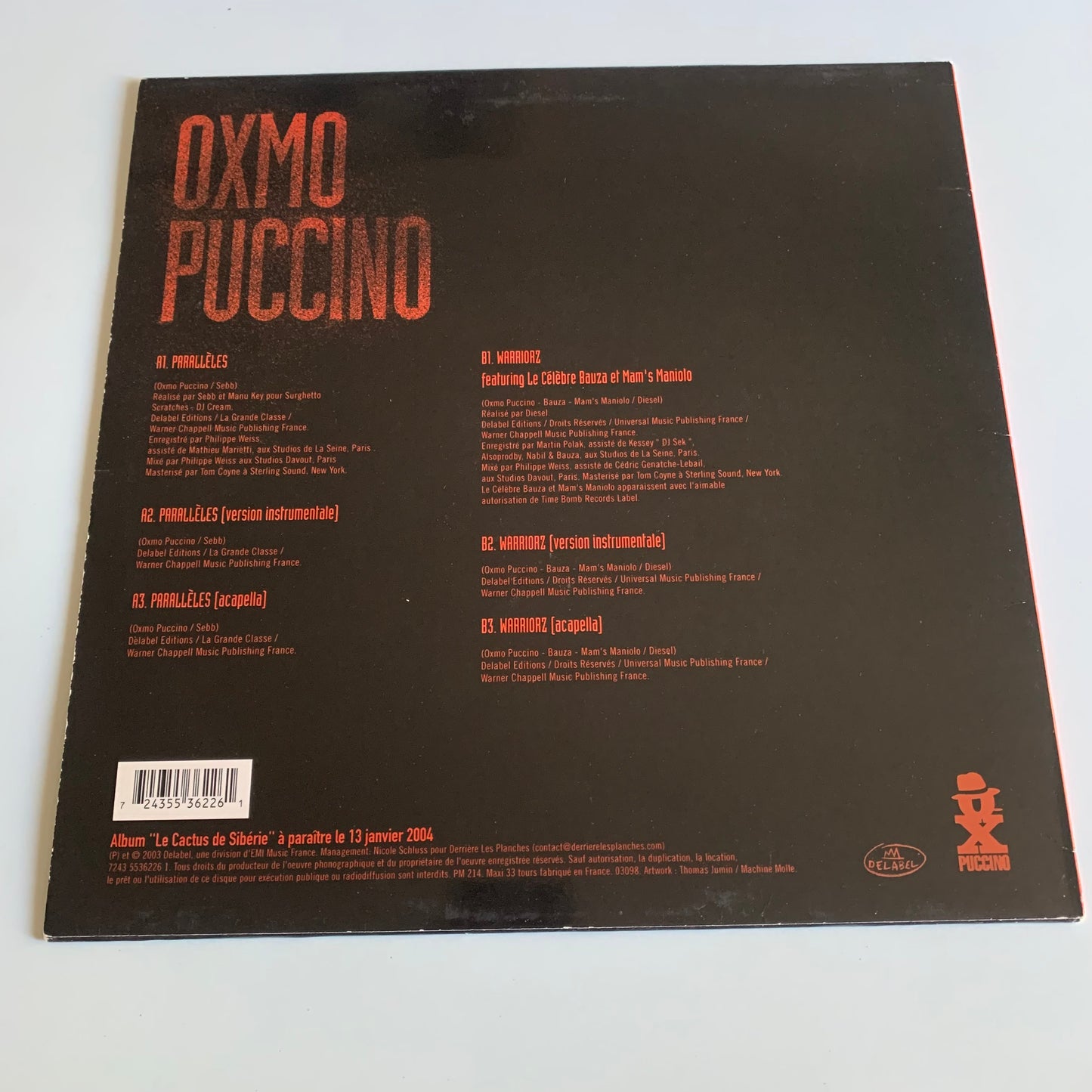 Oxmo Puccino - Parallèles - Warriorz - Maxi 2003 Occasion