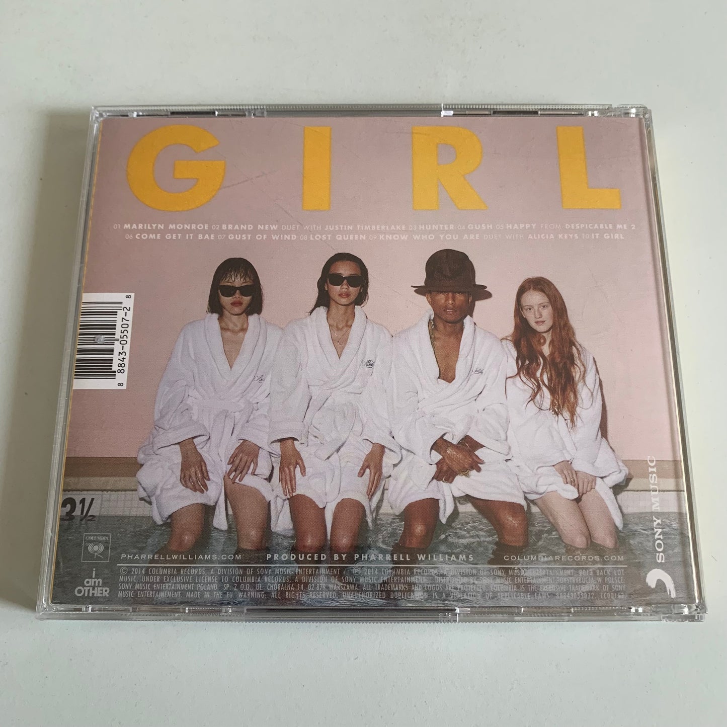 CD - Pharrell Williams - G I R L -2014 Occasion