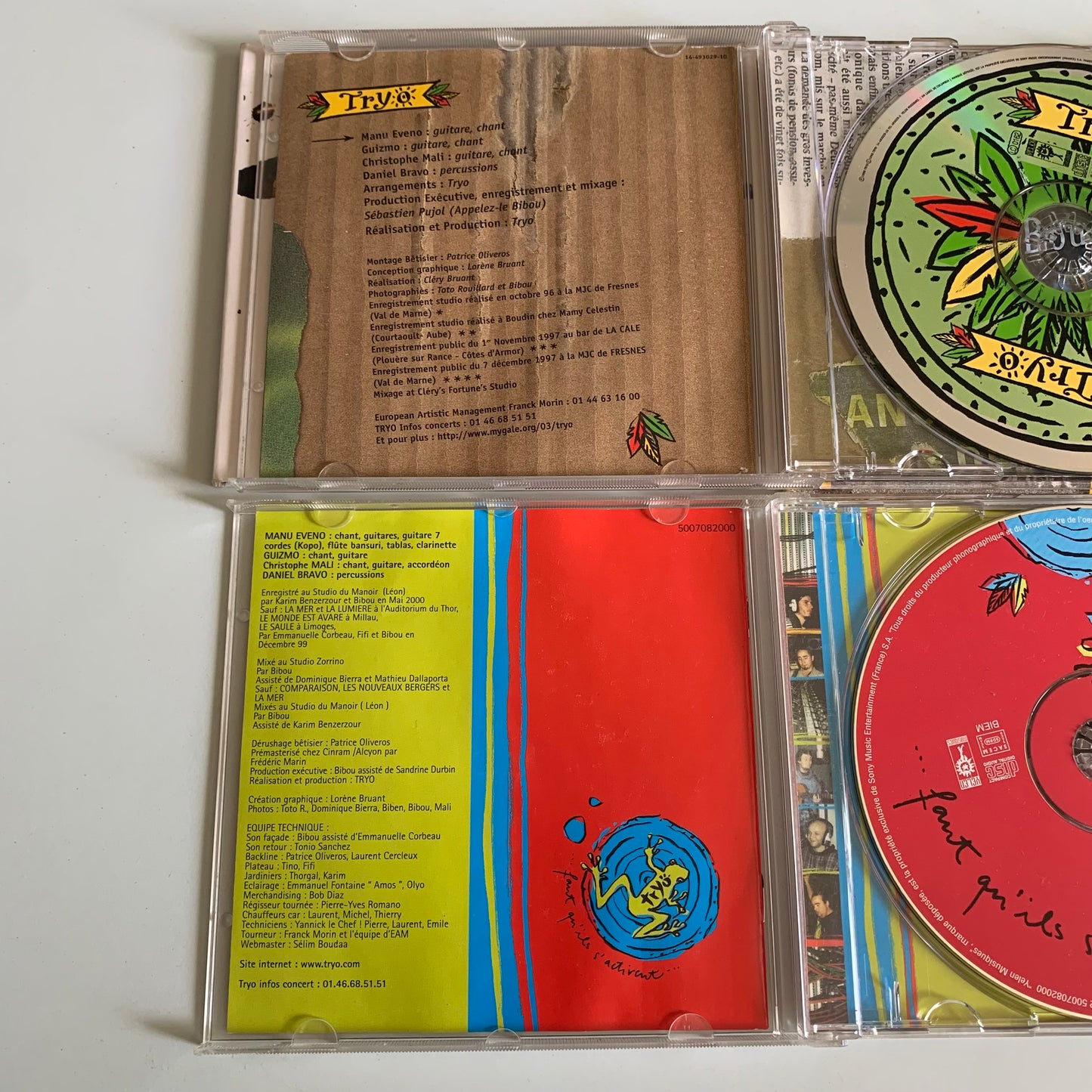 Lot 4 albums Tryo - Grain De Sable - Faut Qu'ils S'Activent - Mamagubida - De Bouches A Oreilles