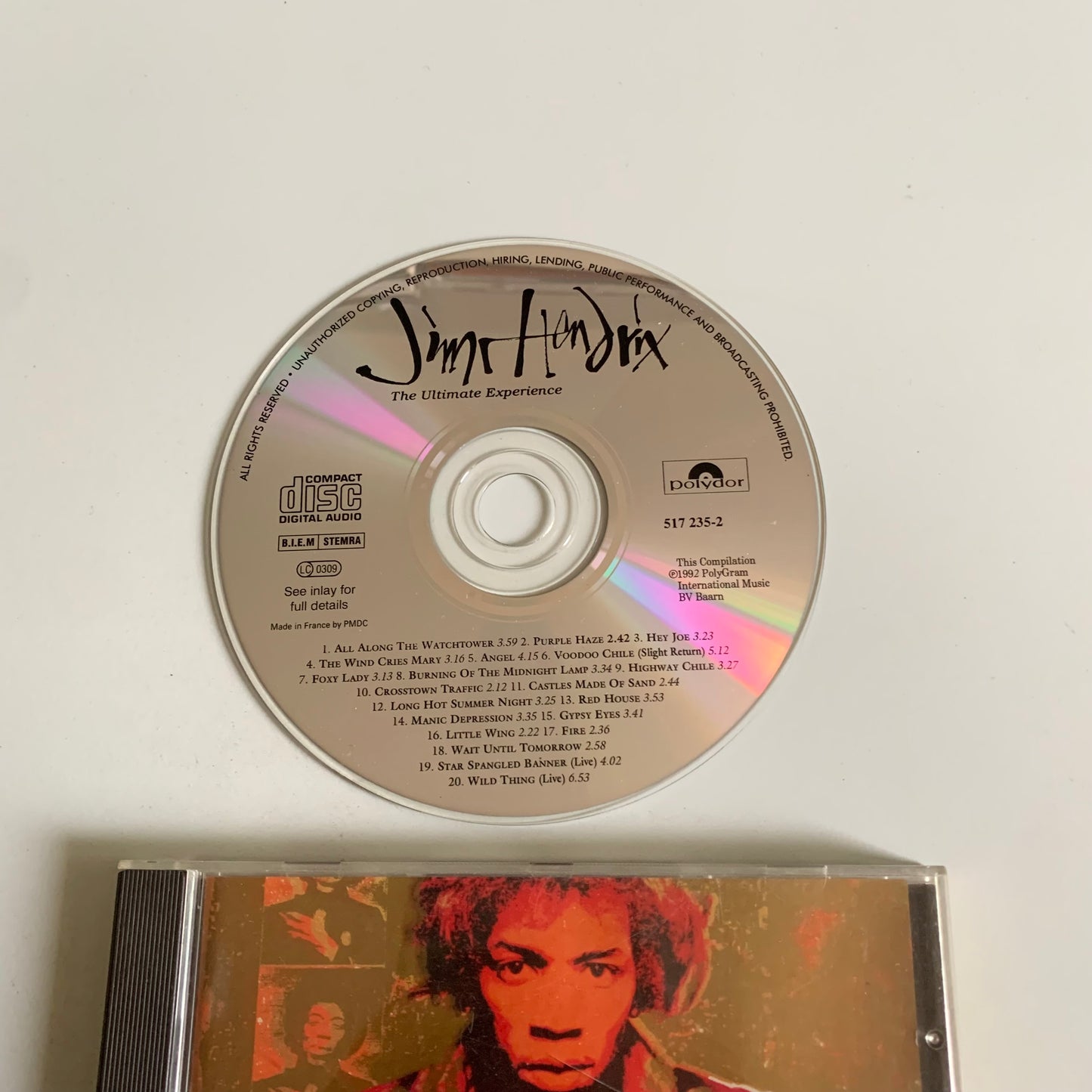 Jimi Hendrix - The Ultimate Experience - 1992 Occasion