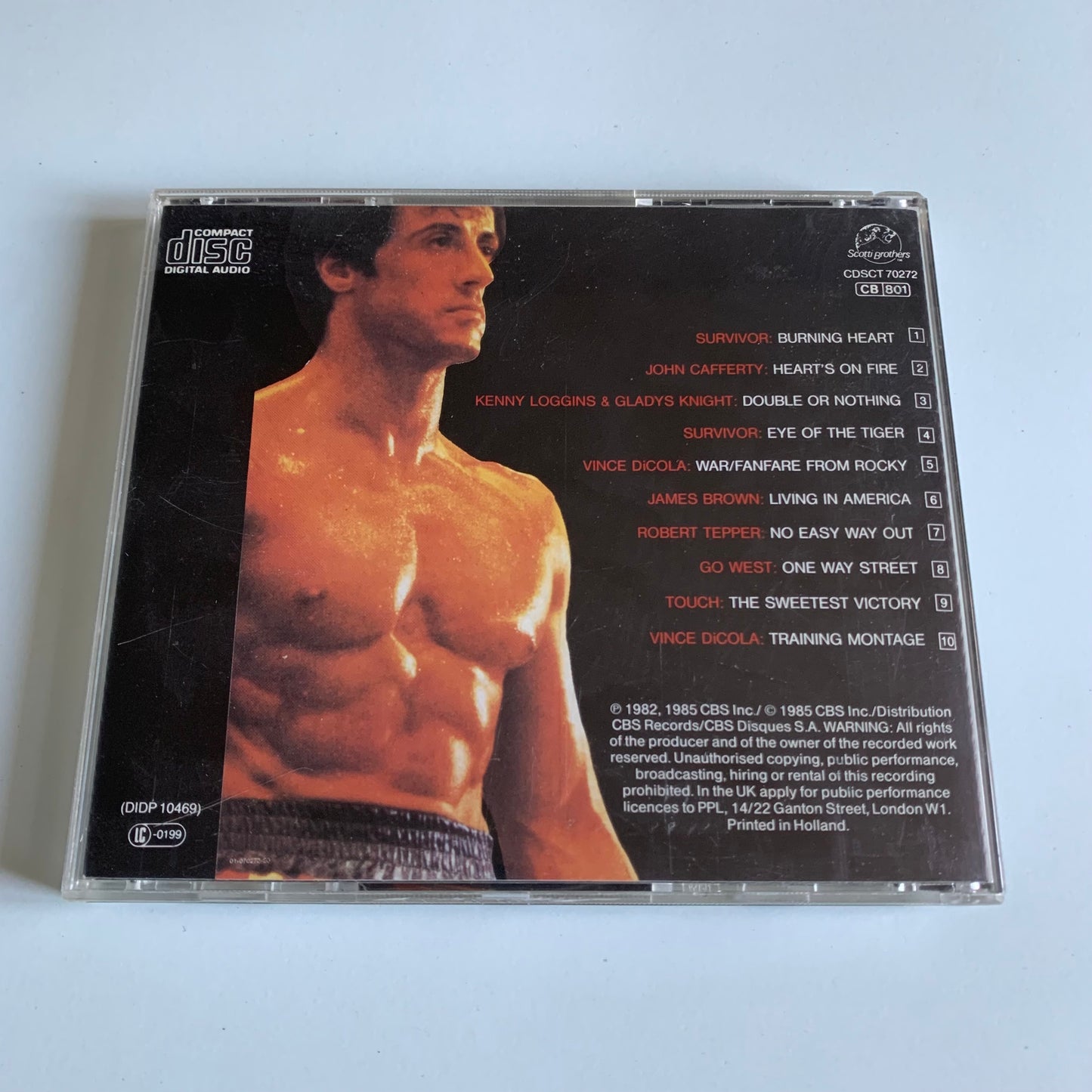CD - Rocky IV (Original Motion Picture Soundtrack) - 1985