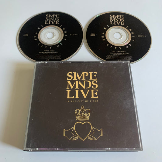 CD - Simple Minds - Live In The City Of Light - 1987 Occasion