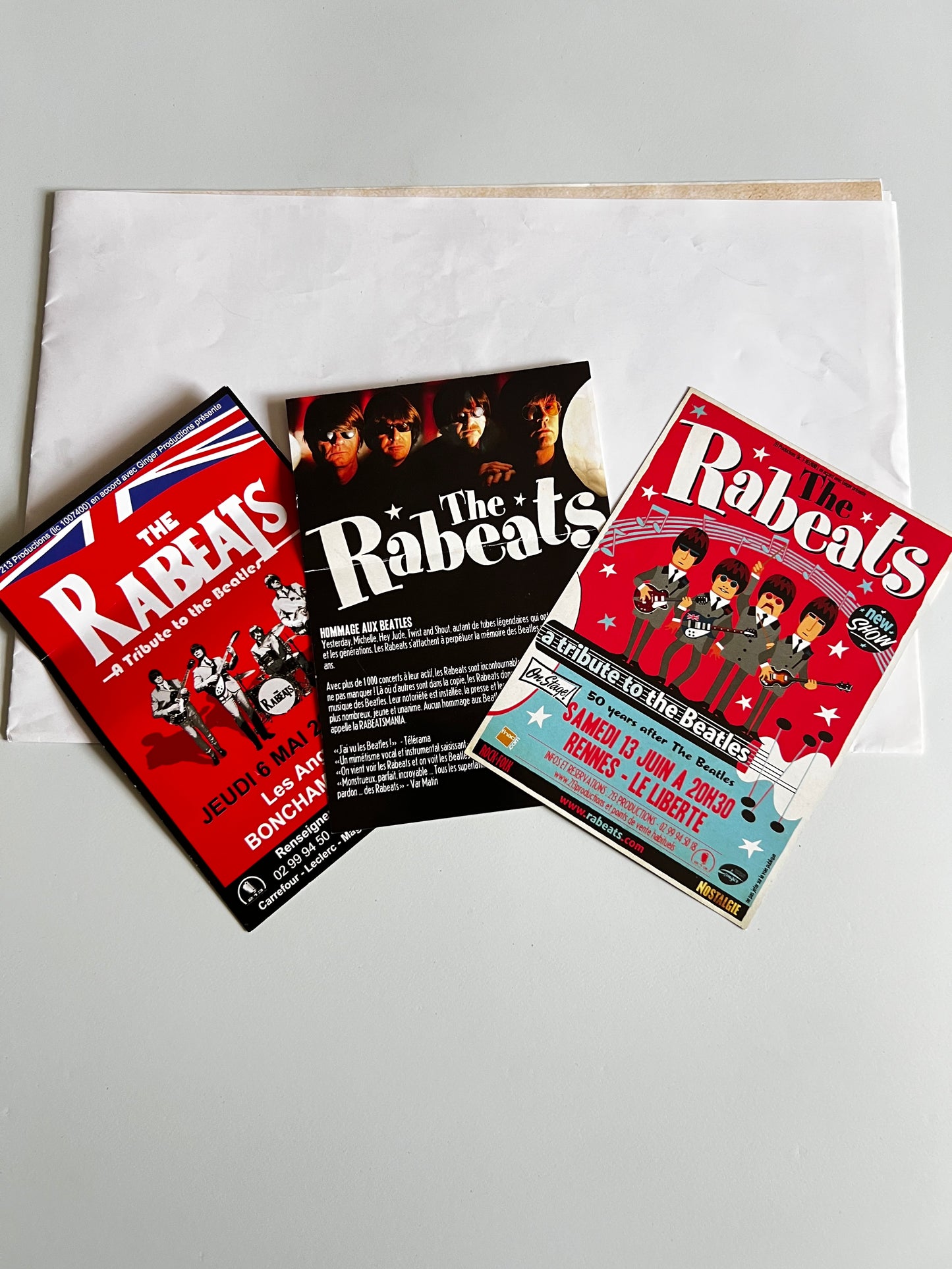 Affiche Poster Original Concert The Rabeats ATribute To The Beatles - 60x40cm