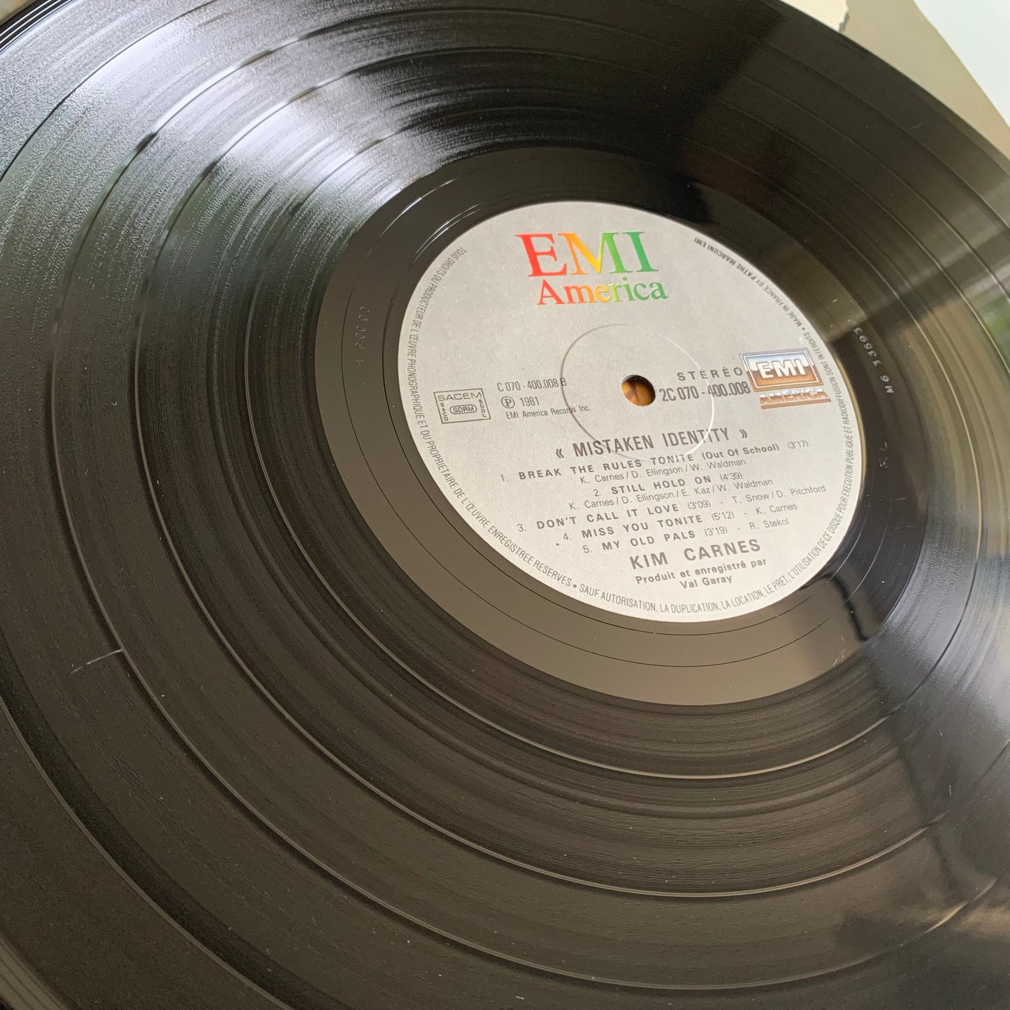 Kim Carnes - Mistaken Identity - 1981 Occasion