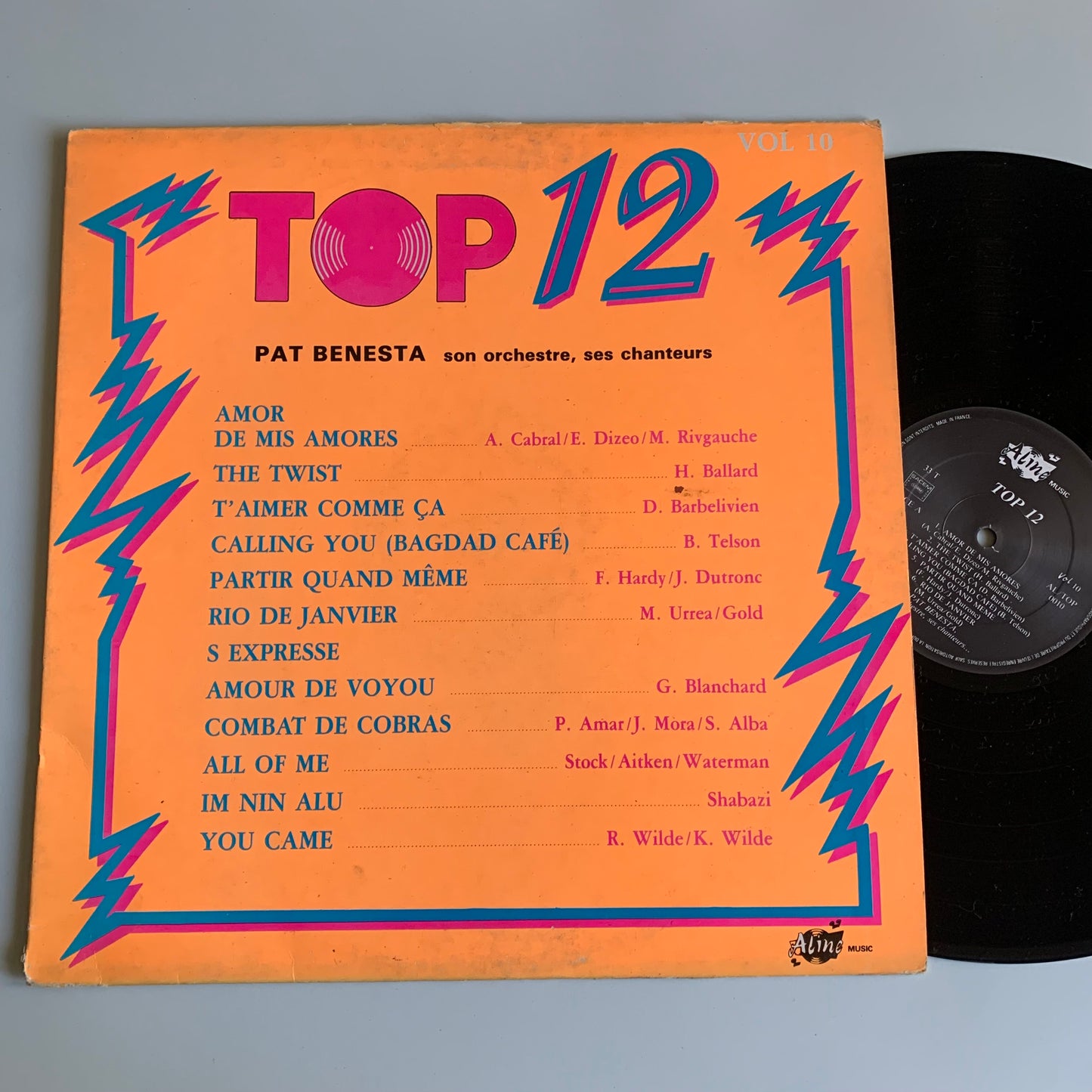 Pat Benasta Son Orchestre, Ses Chanteurs - Top 12 Vol. 10 - 33 tours Occasion