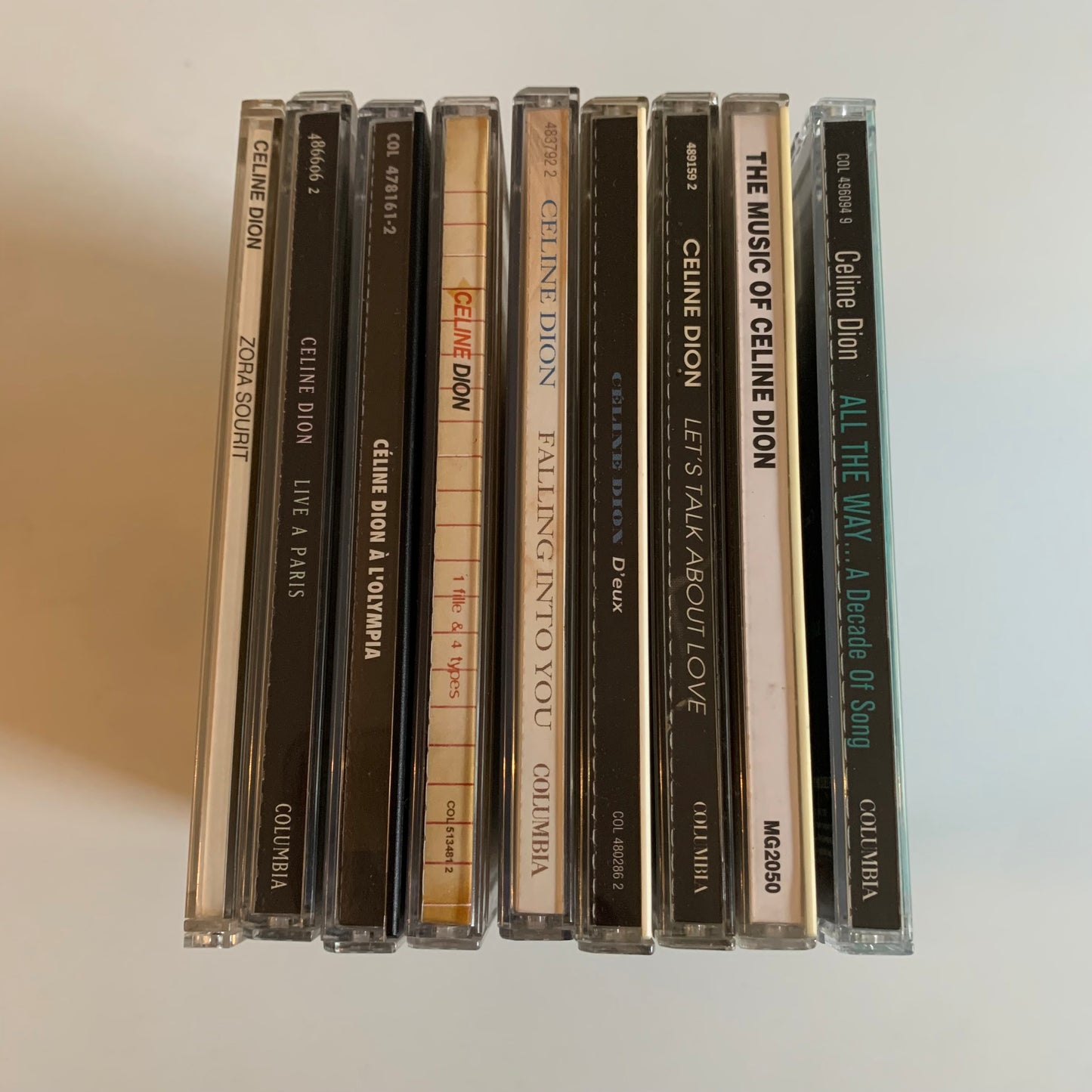CD - Céline Dion - Lot 8 Album + 1 Maxi Single - Occasion