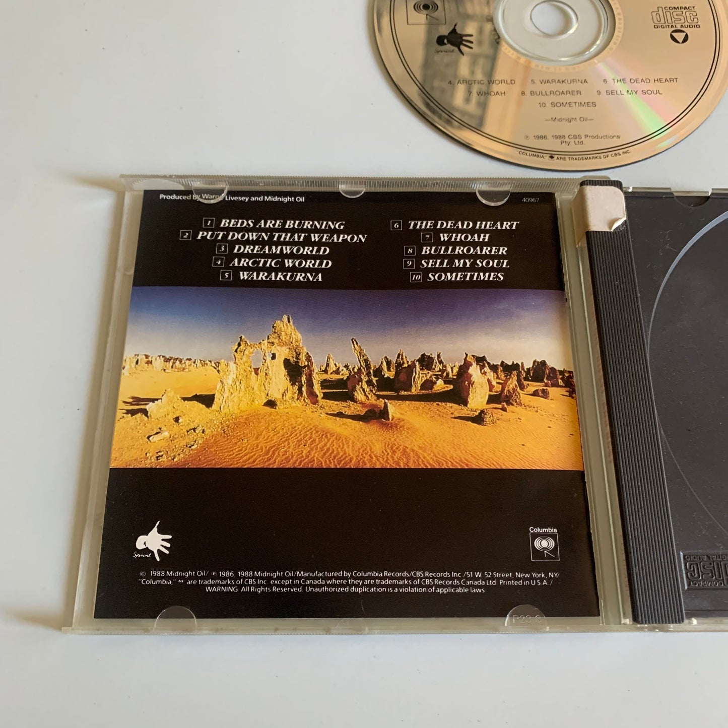 CD - Midnight Oil - Diesel And Dust - 1988 Occasion